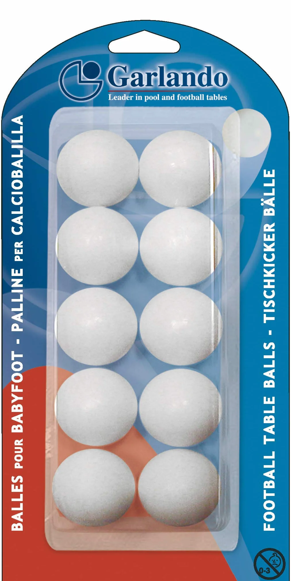 Garlando Standard Table Football Balls Biliardino Unisex Adulto
