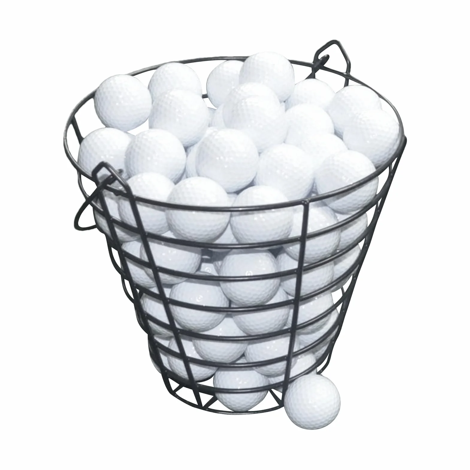 Cestino per palline da golf organizer 100 palline filo manico grande capacità