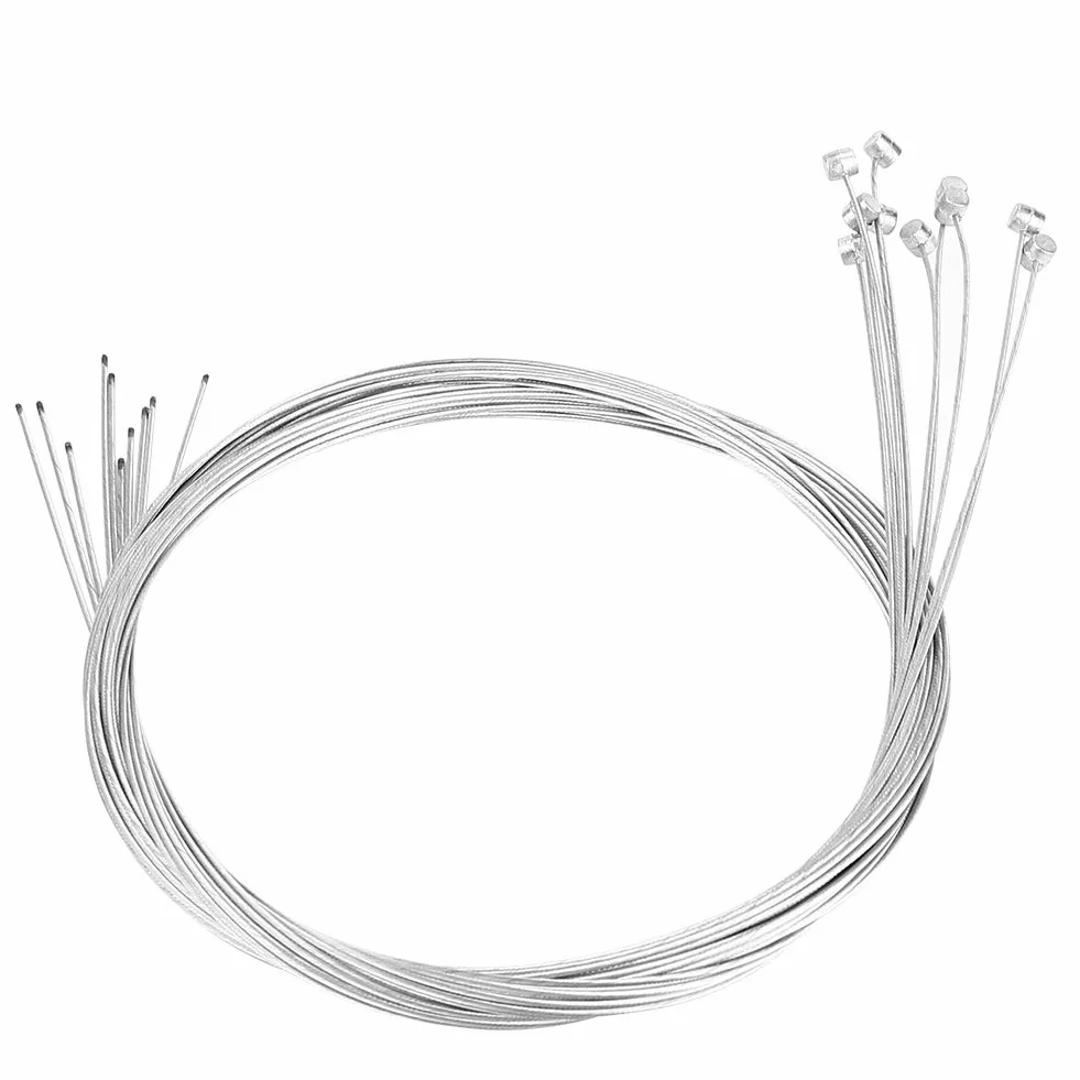 Cavo Freno Bici 10Pcs 2M Lungo Filo Riparazione Ricambio Sostituzione per Mountain Bike Strada
