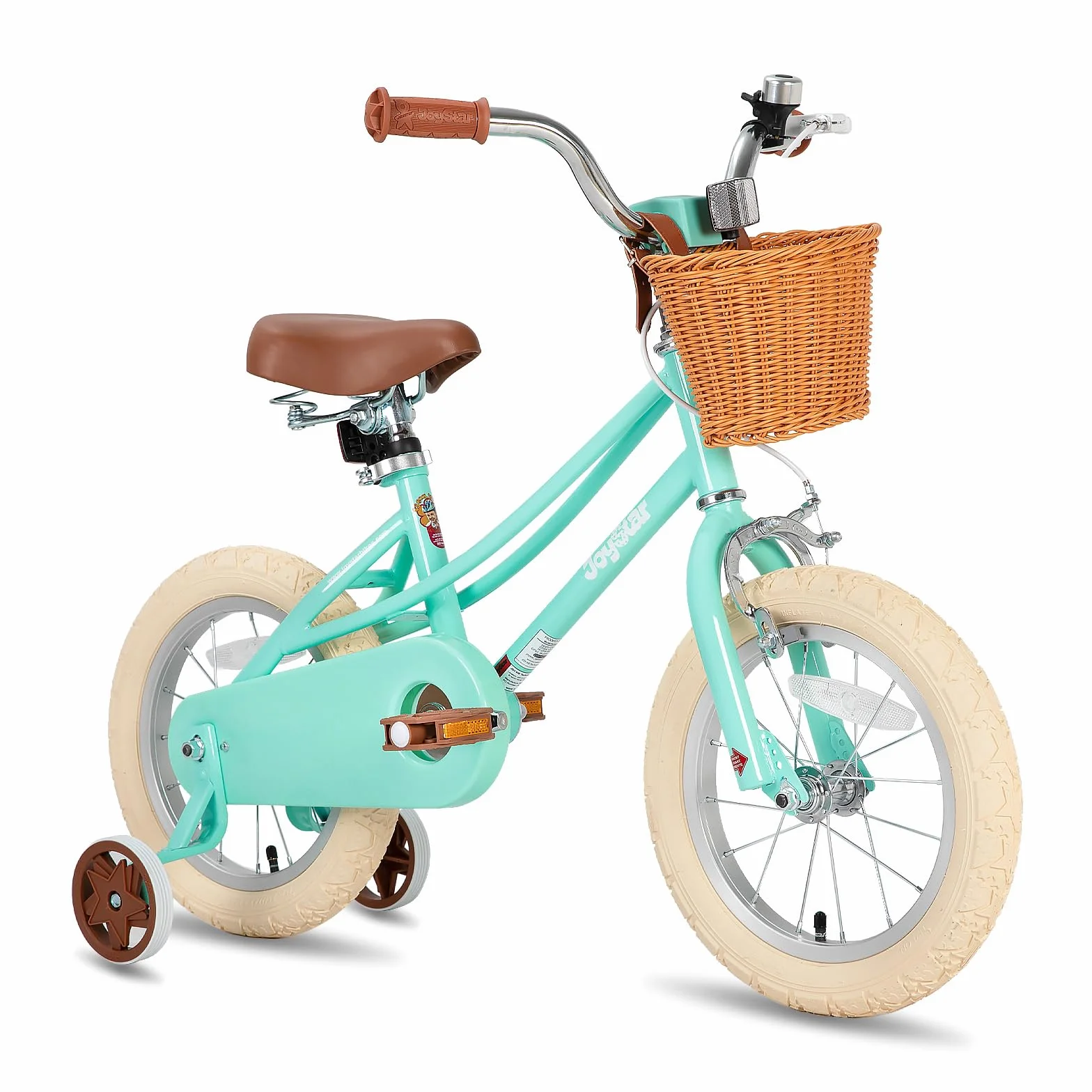 JOYSTAR Bicicletta per bambine 12/14/16/18/20 pollici con rotelle e cestino