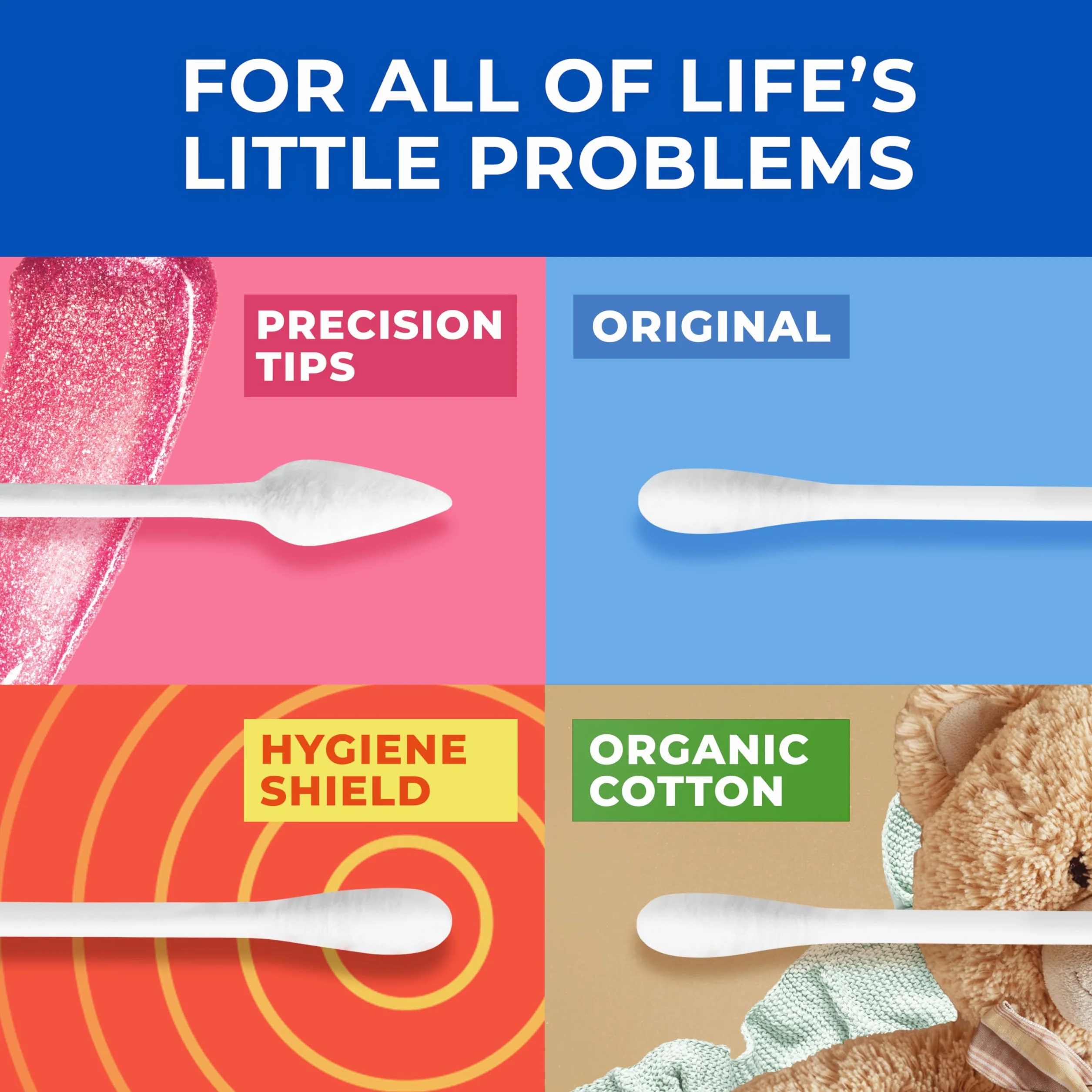 Q-tips Cotton Swabs 625 Count