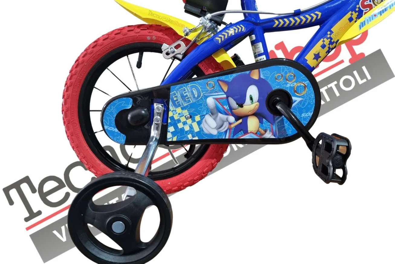 Bici per Bambino Bicicletta Dino Bikes Sonic Taglia 12" - 20"