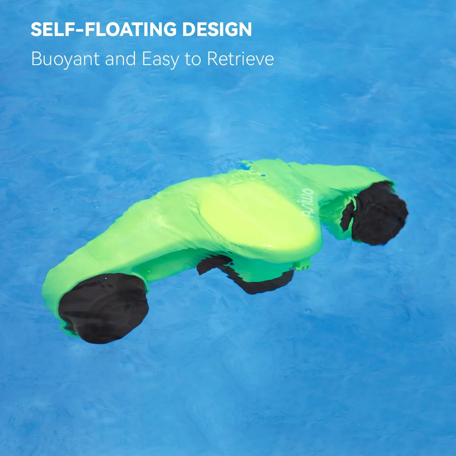 Asiwo Scooter Subacqueo Elettrico Seascooter con Action Camera Mount - Scooter Marino a Doppio Motore Impermeabile per Immersioni Nuoto Snorkeling