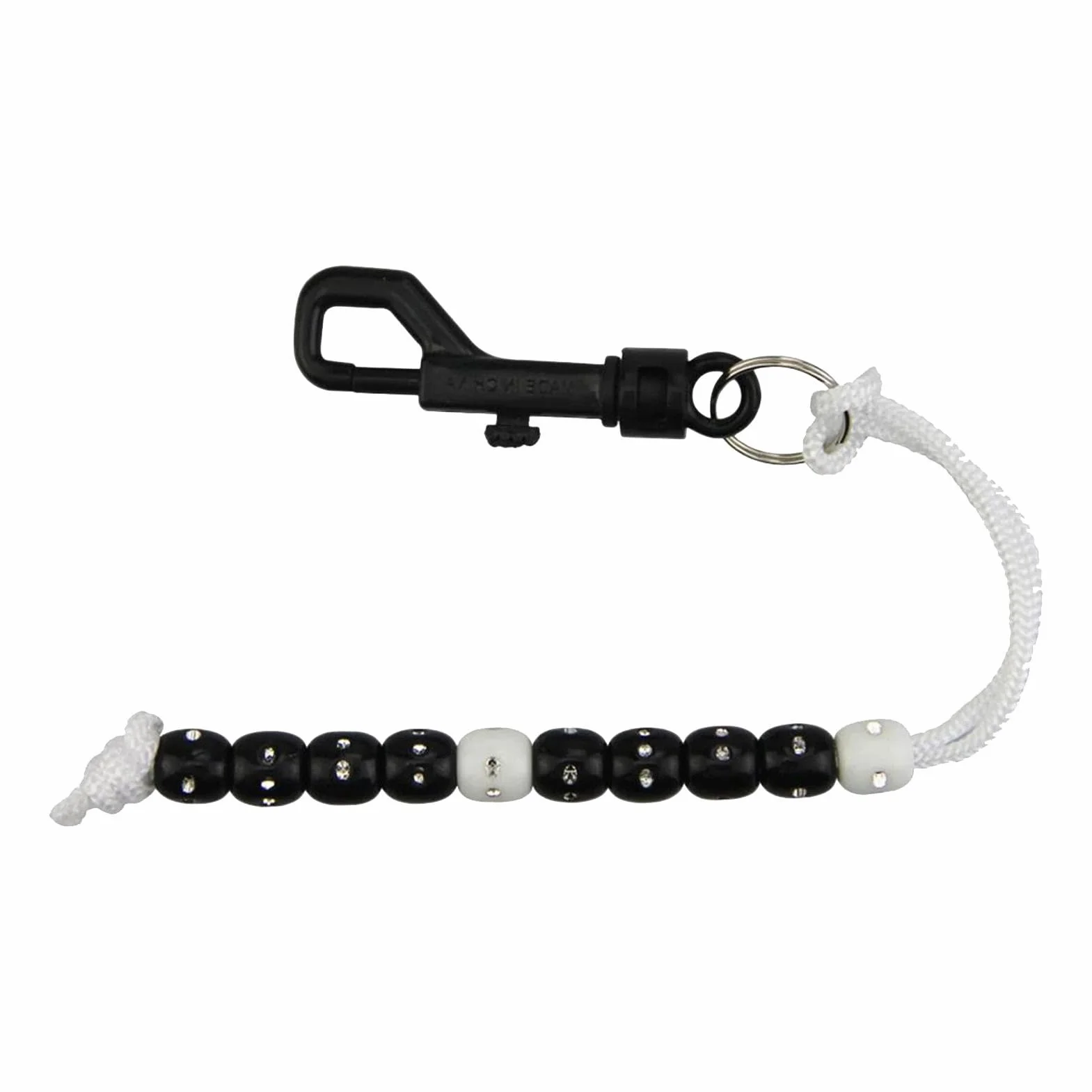 Bracciale Contatore Golf Perline con Strass per Contare i Colpi | Clip Contatore Punti