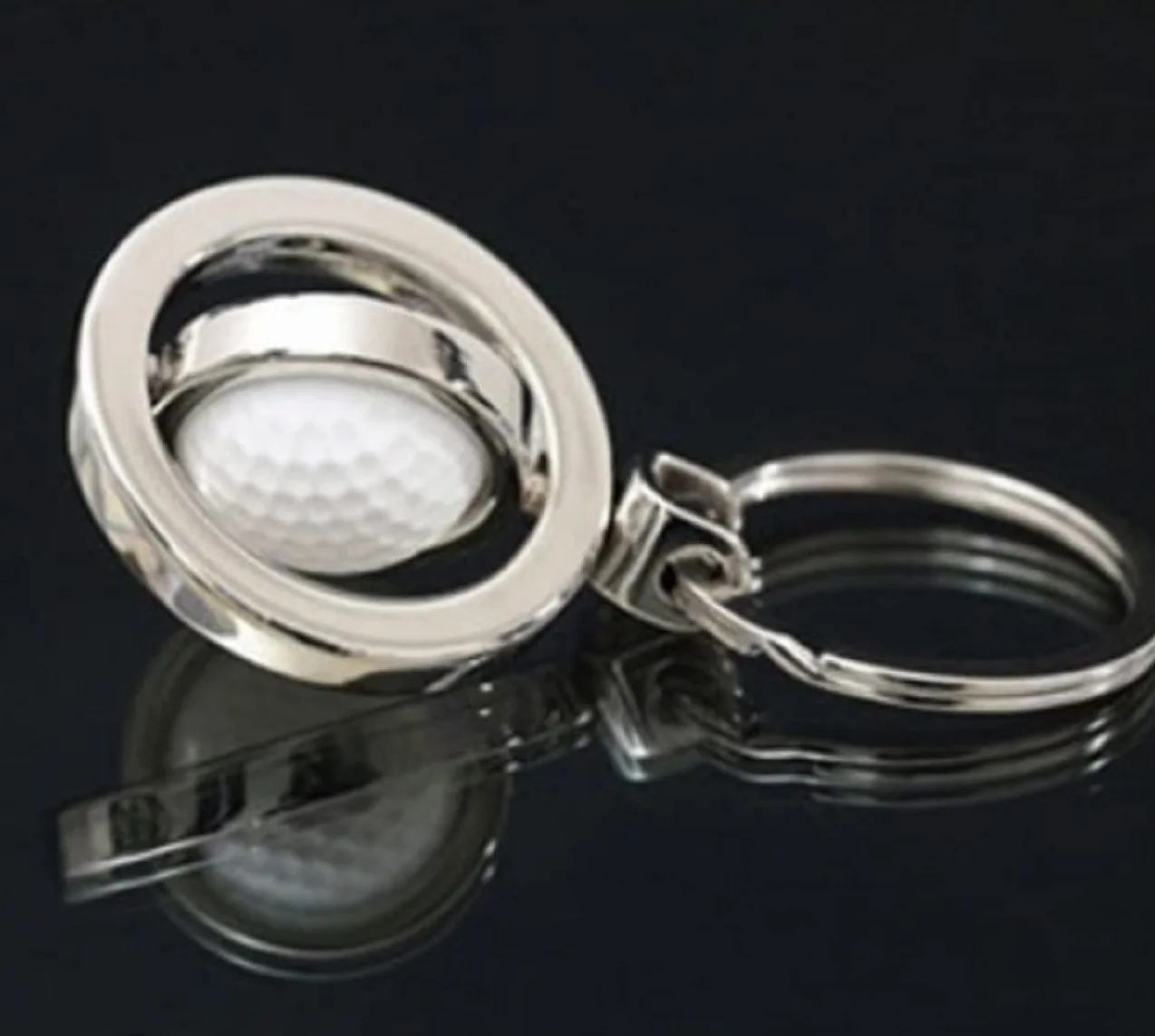 Portachiavi Palla da Golf Orientabile Regalo