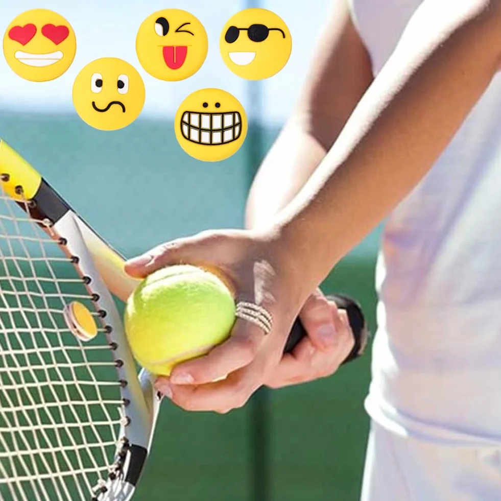 Tokaneit Ammortizzatore per Racchetta da Tennis in Silicone 5 Pezzi