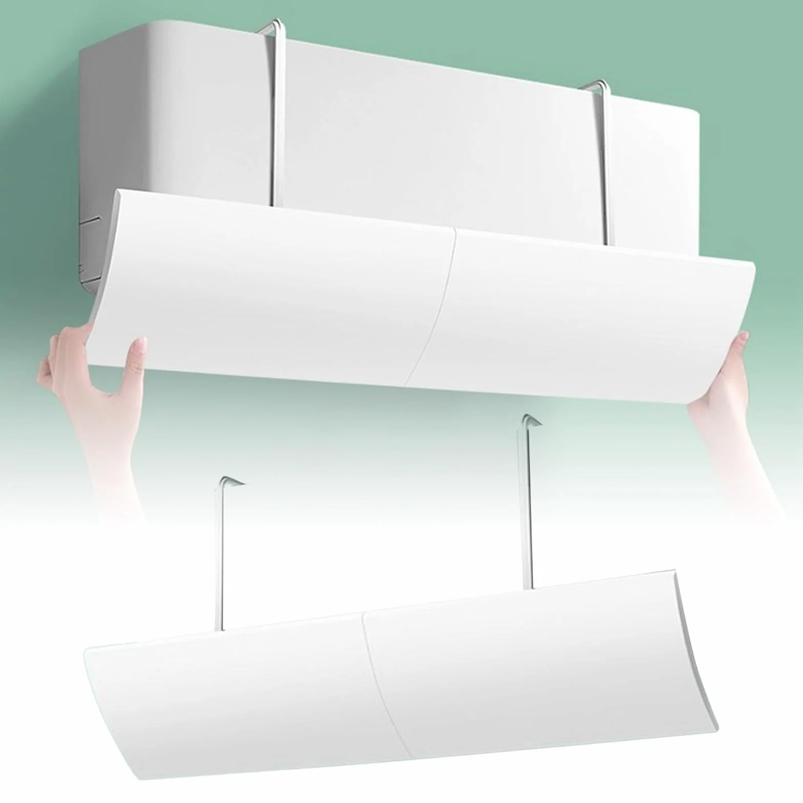 Deflettore Condizionatore Universale Deflettore Parabrezza aria Condizionata Scudo Design Scalabile del Condizionatore Freddo/Calda Deflettori Aria Condizionata Anti Diretto Blowing