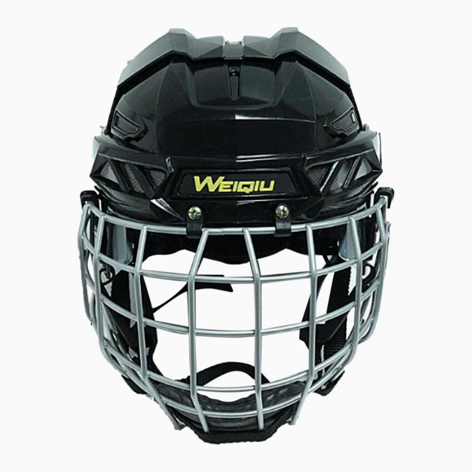 Amagogo Casco per Hockey e Pattinaggio su Ghiaccio, Attrezzatura Regolabile