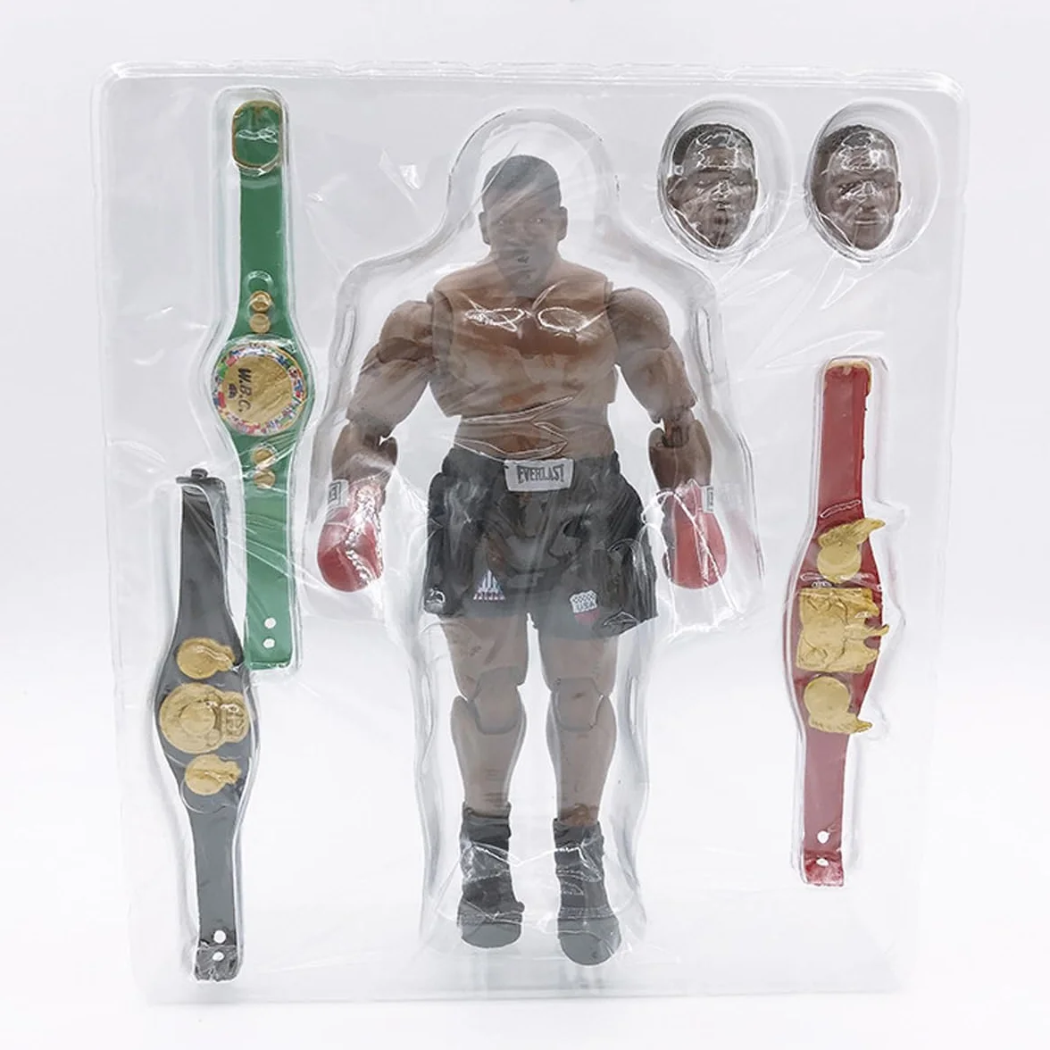 Action figure Tyson modelli personaggio boxe accessori 3 teste 3 cinture collezione