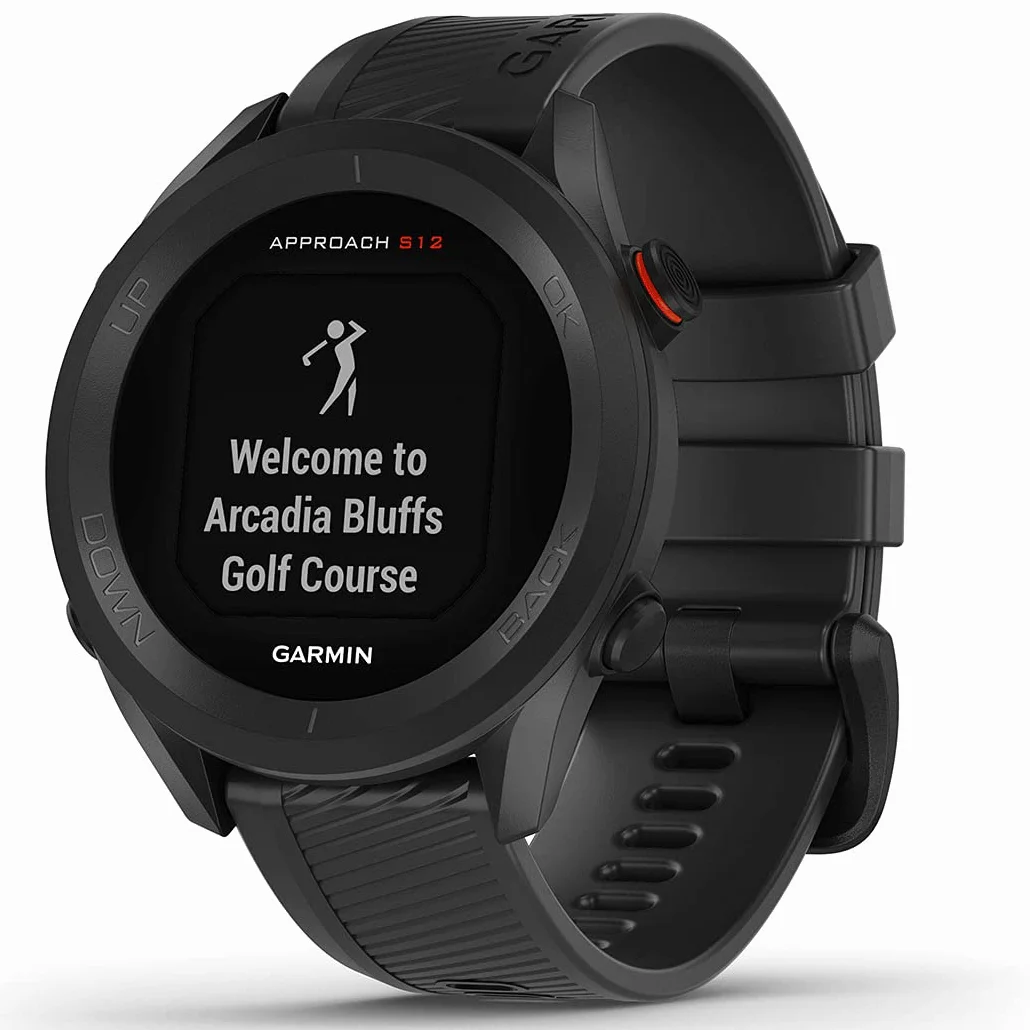 Garmin Approach S12 Orologio GPS da Golf 42.000+ Campi Internazionali Granite Blue