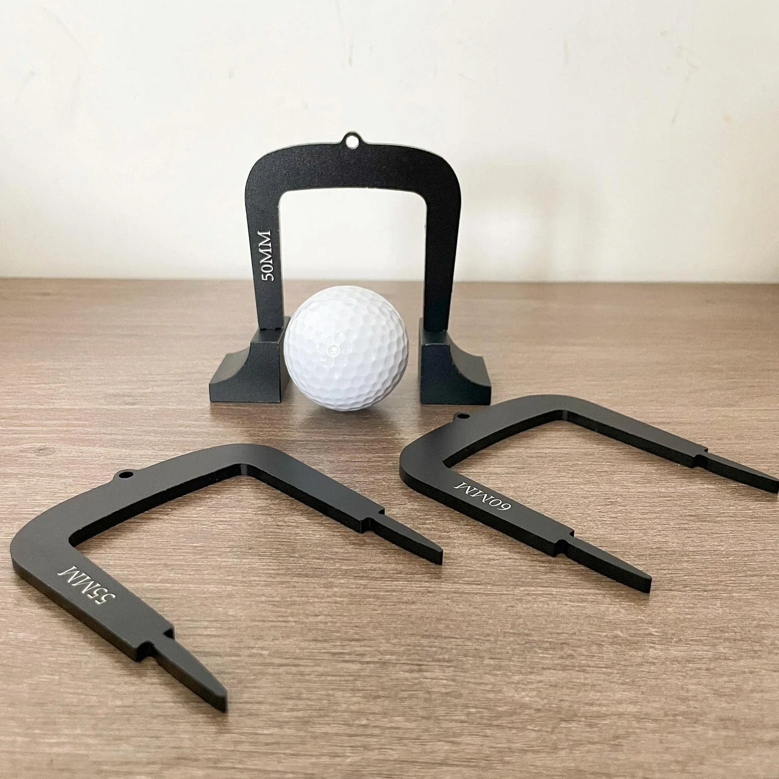 Baoblaze 3Pcs Cancelli per Putting da Golf, Porta per Putter in Metallo