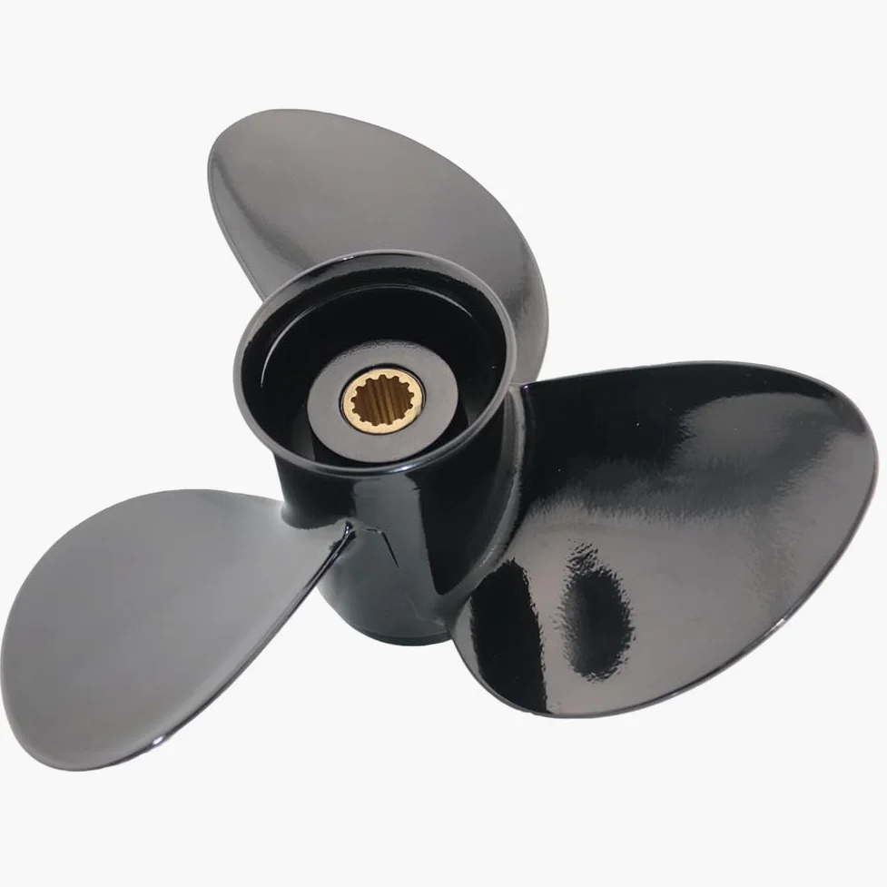 Boatman 13x11 Alluminio Barca Elica Sostituzione per BRP Johnson Evinrude OMC Stern Drive E-TEC 40-75 HP 13 Spline Dente RH