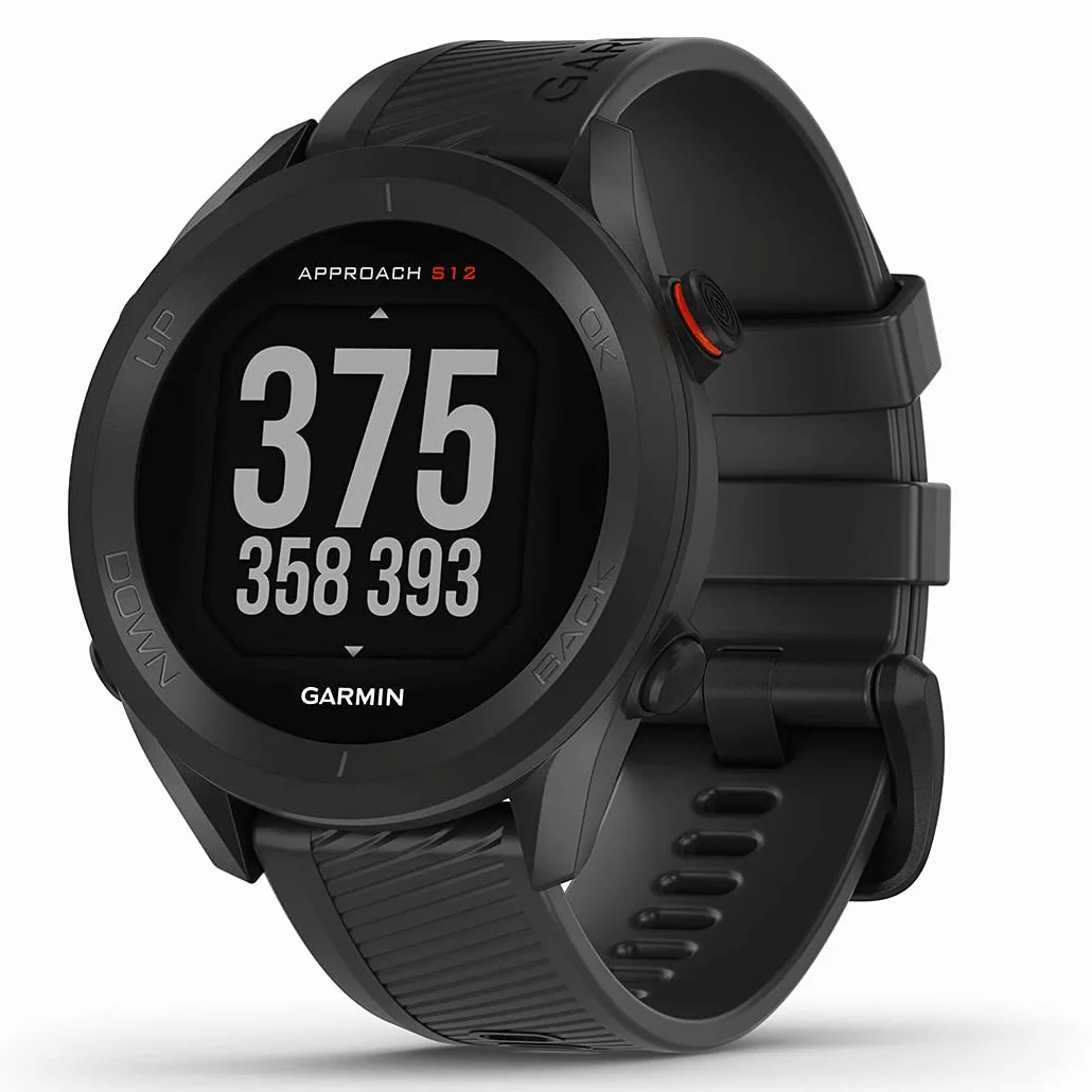Garmin Approach S12 Orologio GPS da Golf 42.000+ Campi Internazionali Granite Blue