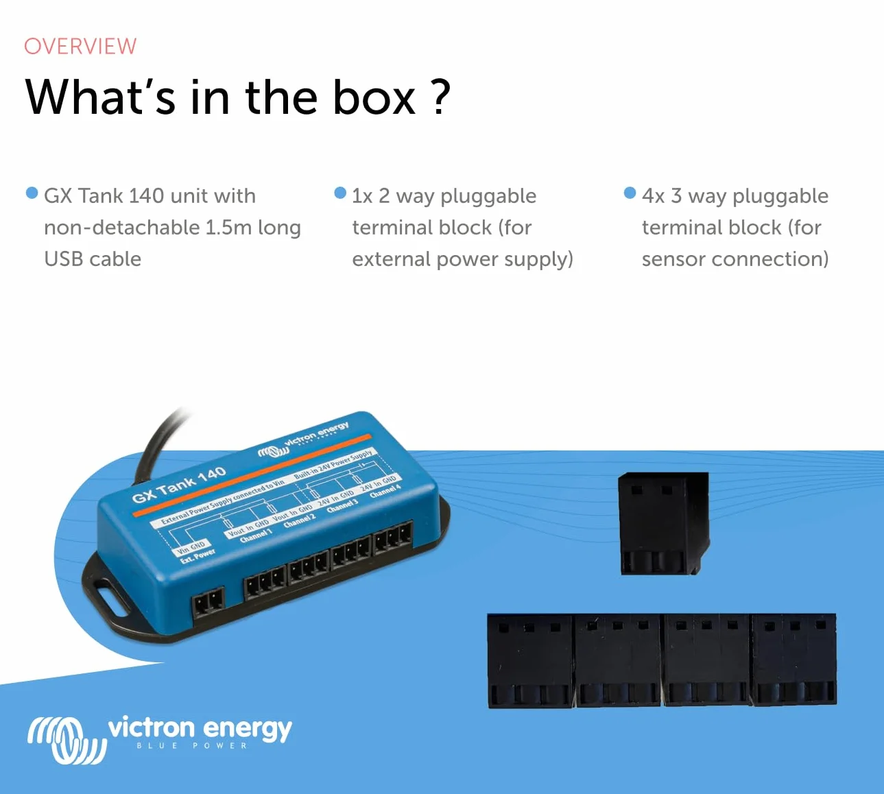 Victron Energy GX Tank 140, Accessorio per Dispositivo GX