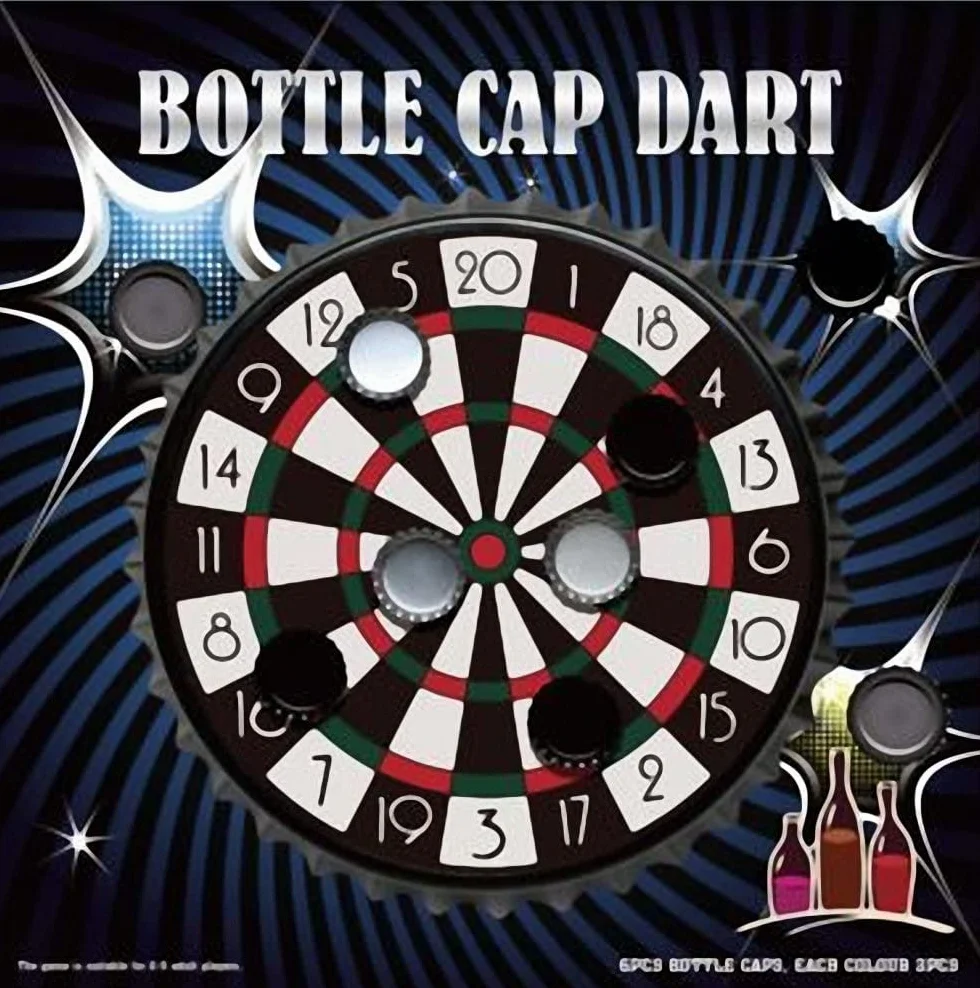 Gioco Magnetico di Bersaglio dei dardi con Tappi di Bottiglia Stylus