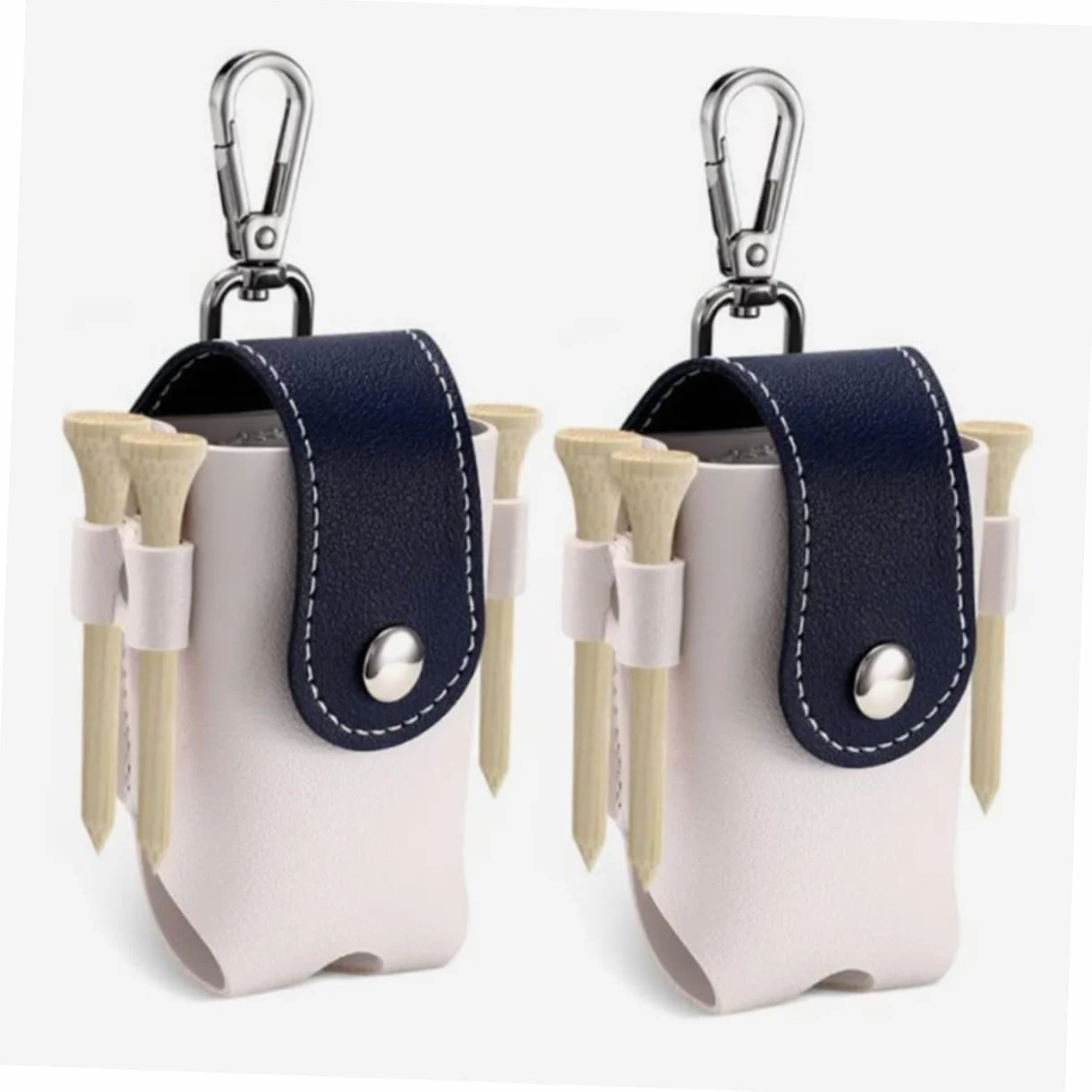 Borsa da Golf 2 Pezzi Custodia Porta Pallina Porta Tee Portatile