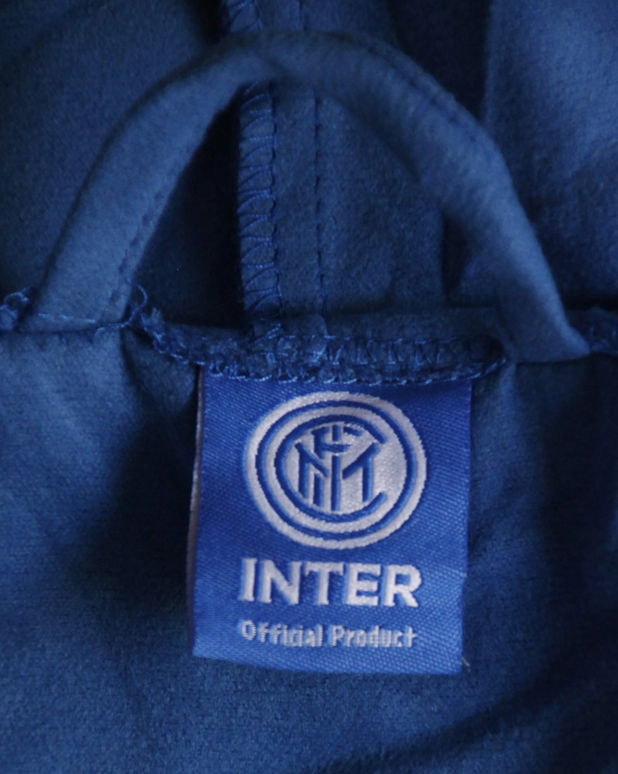 Accappatoio UFFICIALE FC INTER Microfibra con Cappuccio Sacca UOMO Ragazzo Nero Azzurro