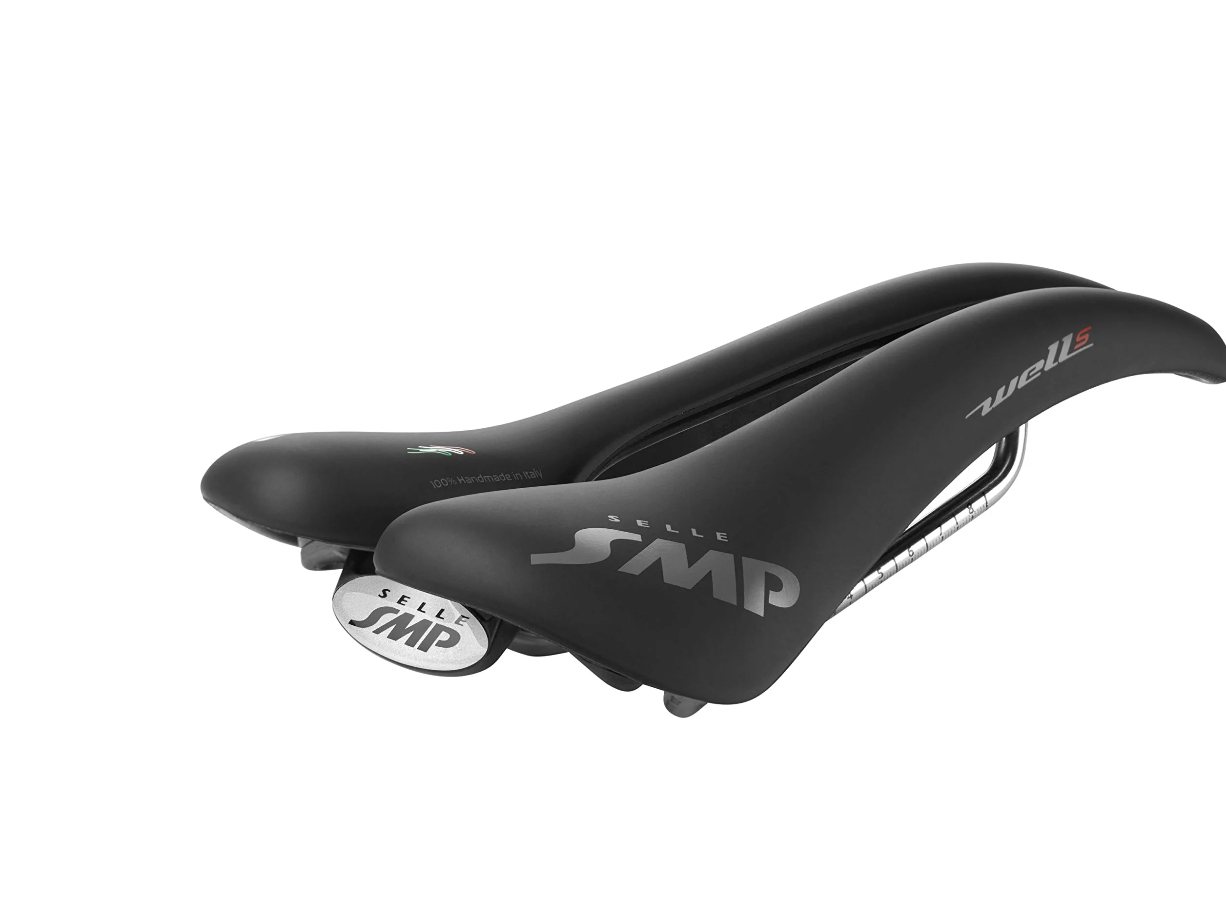 Selle SMP Well S - Sella unisex, 274 x 138 mm, 280 g, colore: Nero