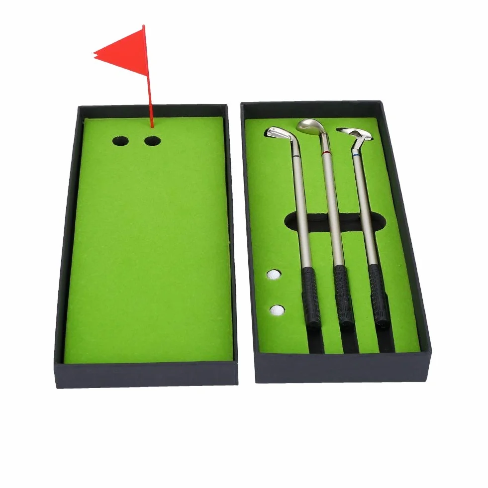 Set di Penne da Golf 3pcs Pen Set per Appassionati Regali Aziendali