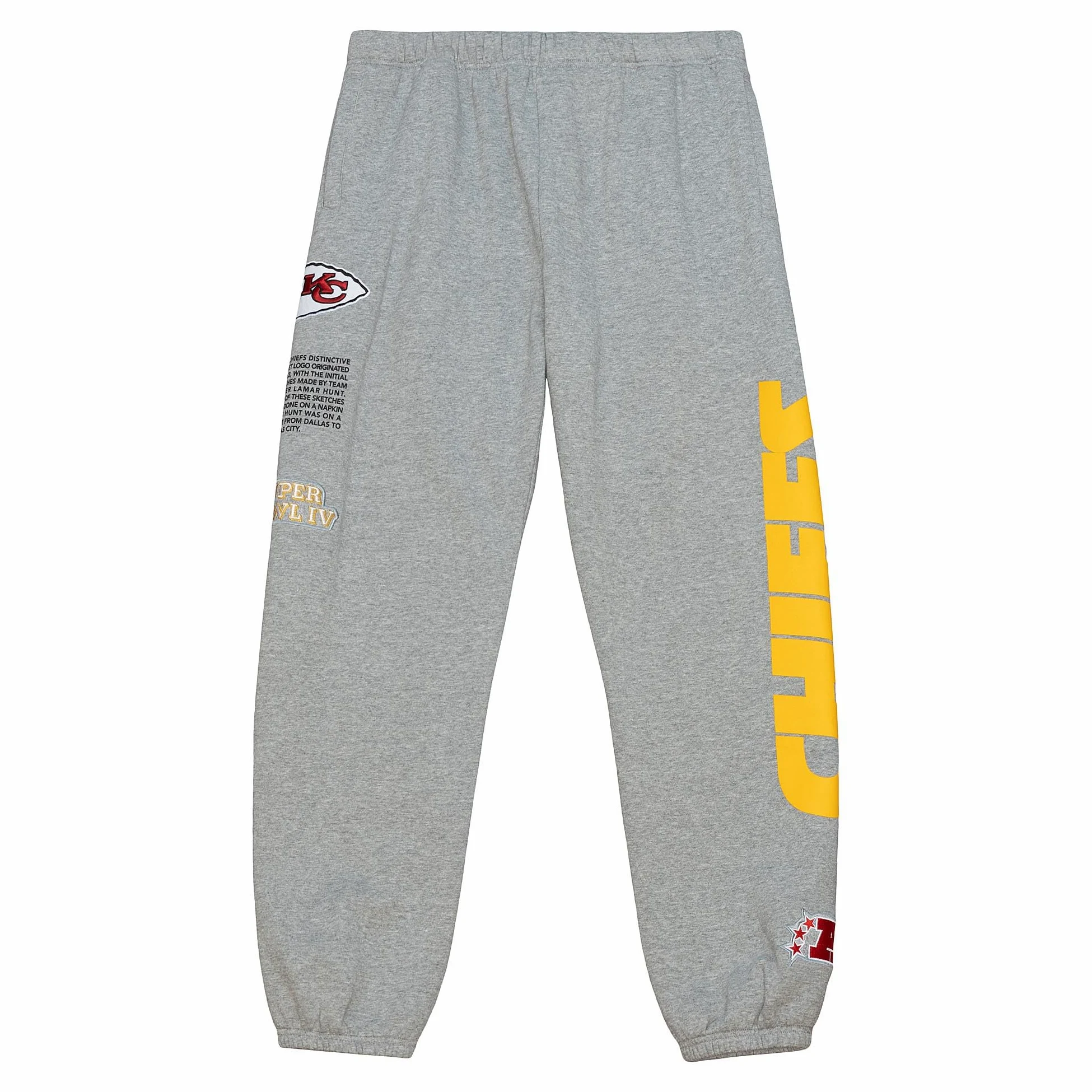 Mitchell & Ness NFL - Pantaloni da jogging in pile Origins Kansas City Chiefs