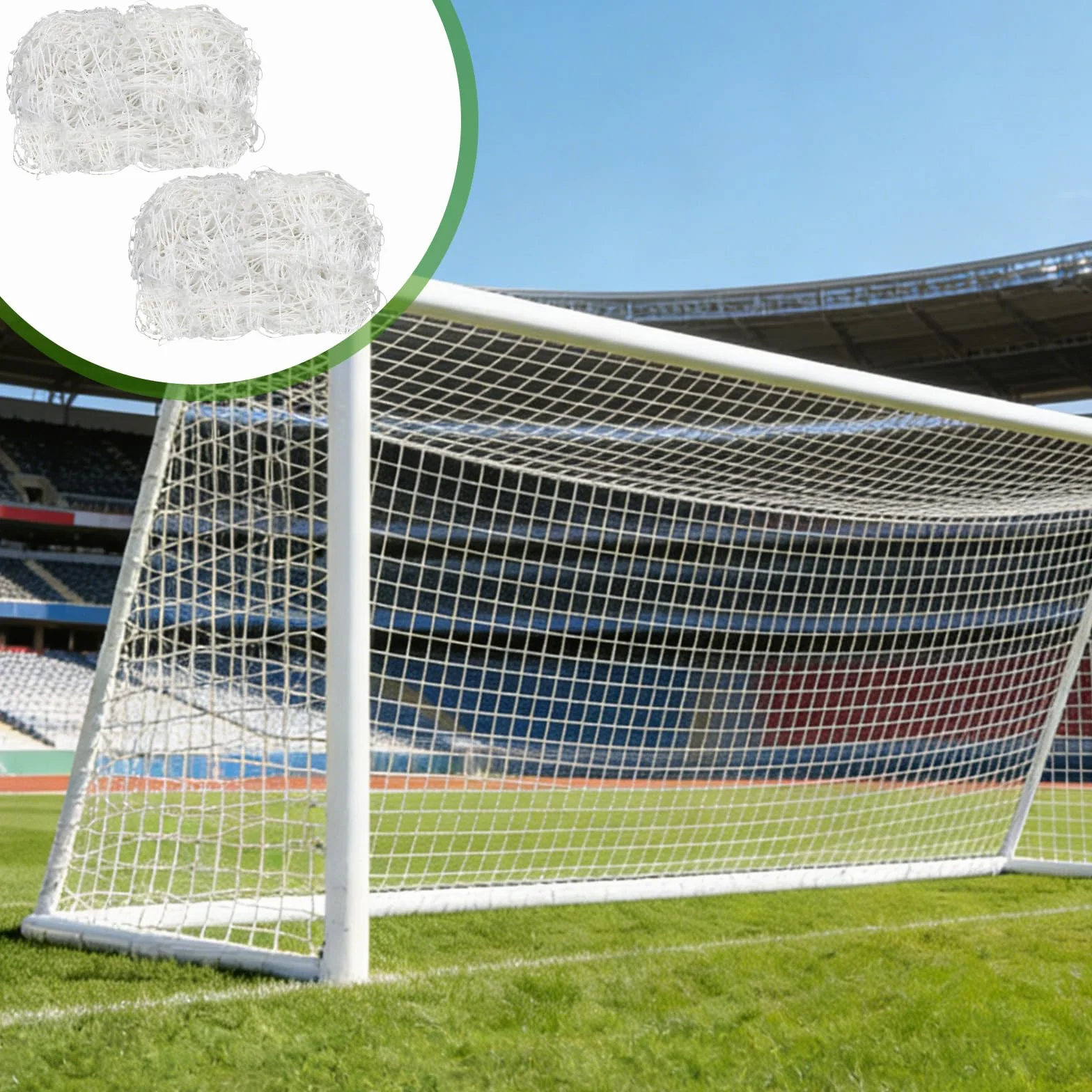 Rete per Porte Da Calcio 3x2 Metri, Reti Di Ricambio per Allenamento Partita Di Sport