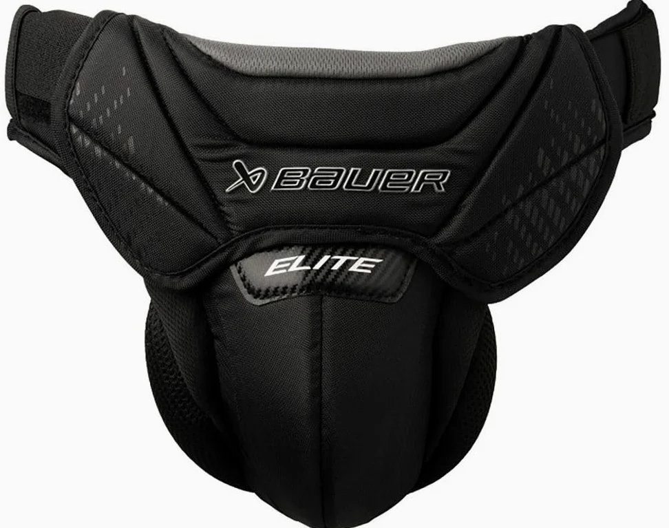 Bauer portiere per hockey su ghiaccio, protezione profonda Elite II Senior Goal Jock per hockey su ghiaccio e hockey in linea