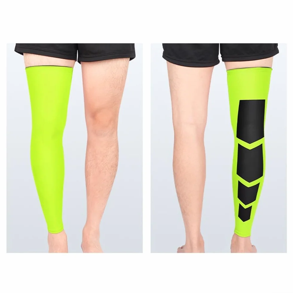 Ginocchiera a compressione sportiva professionale con striscia antiscivolo
