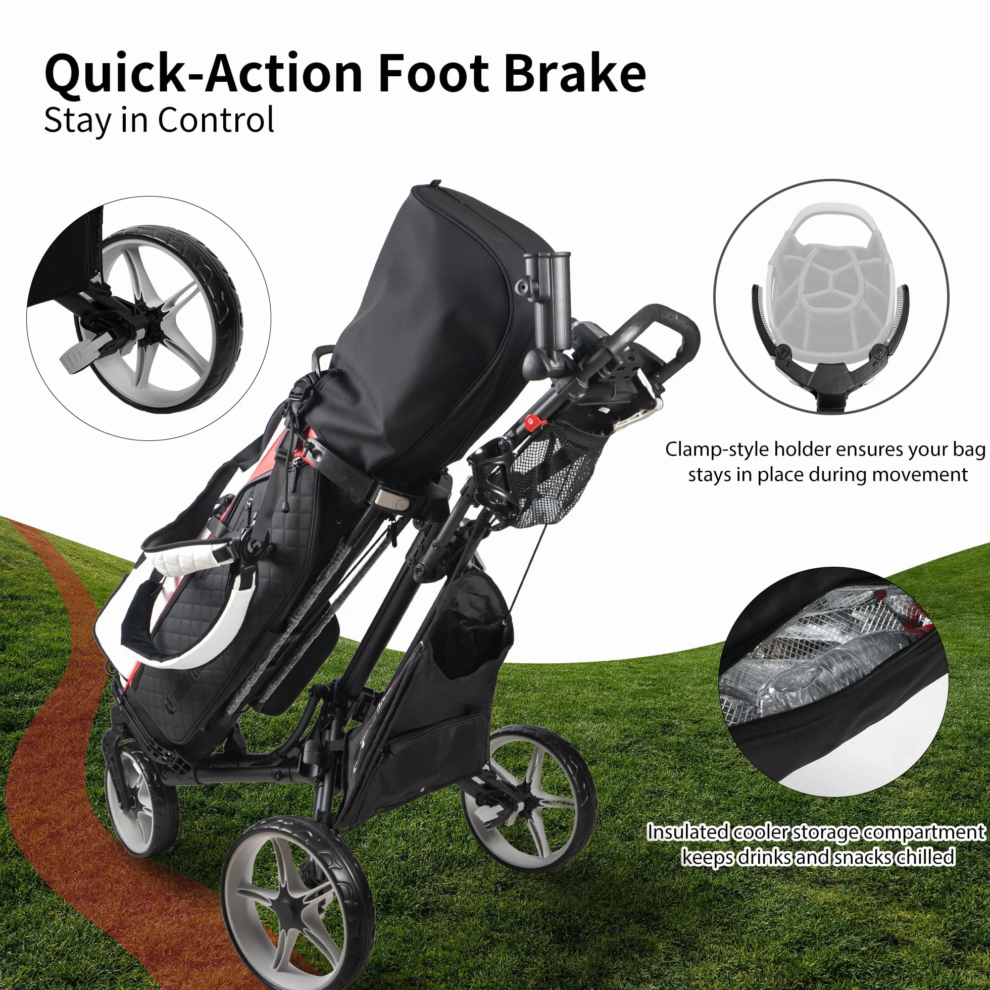 CaddyLite 15.3 Carrello da golf pieghevole