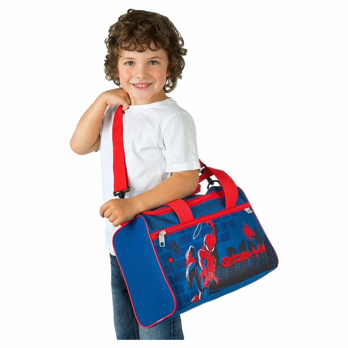Spider-Man Borsa Sportiva Bambini 33 x 22 x 10 cm 8 Litri Blu/Rosso