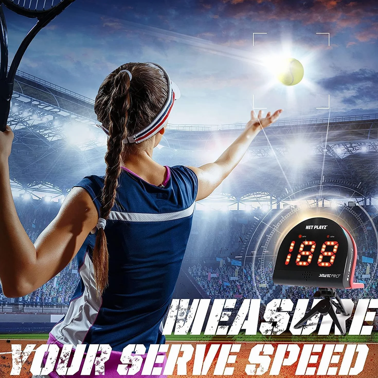 Radar Tennis Unisex-Adolescente Nero