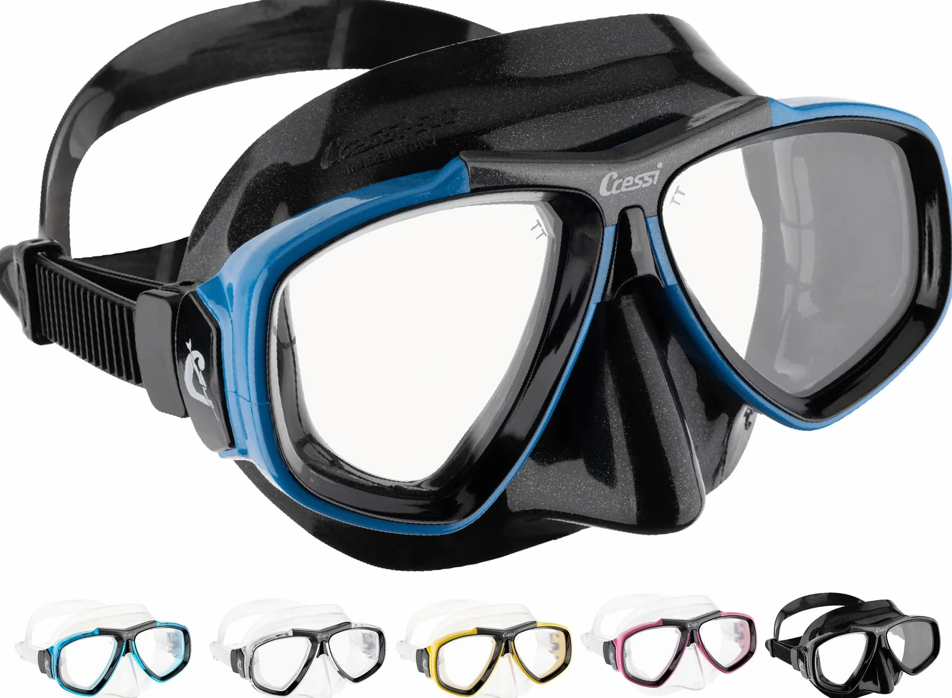 CRESSI Focus Mask Maschera Snorkeling Immersioni Subacquei Regolabile