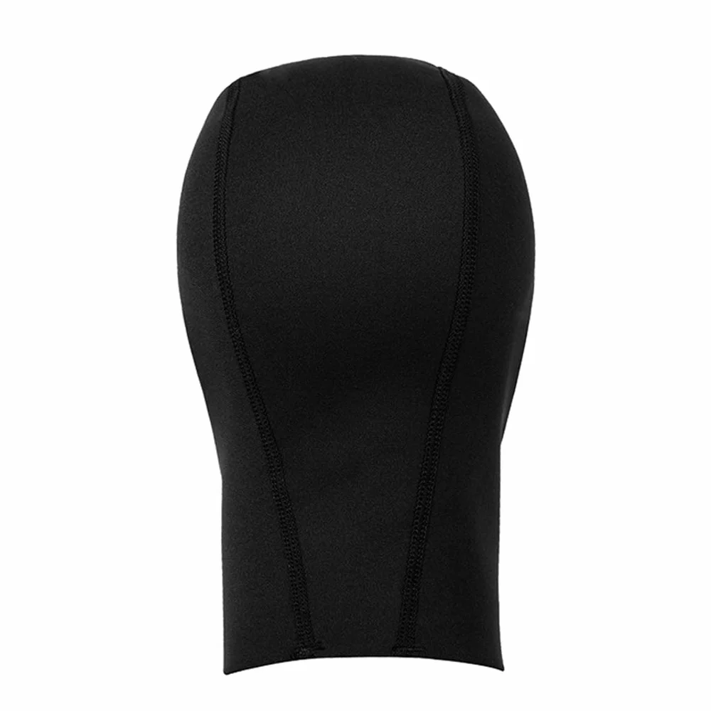 Cappellino in neoprene nero 1 mm protezione solare surf nuoto pesca subacquea snorkeling