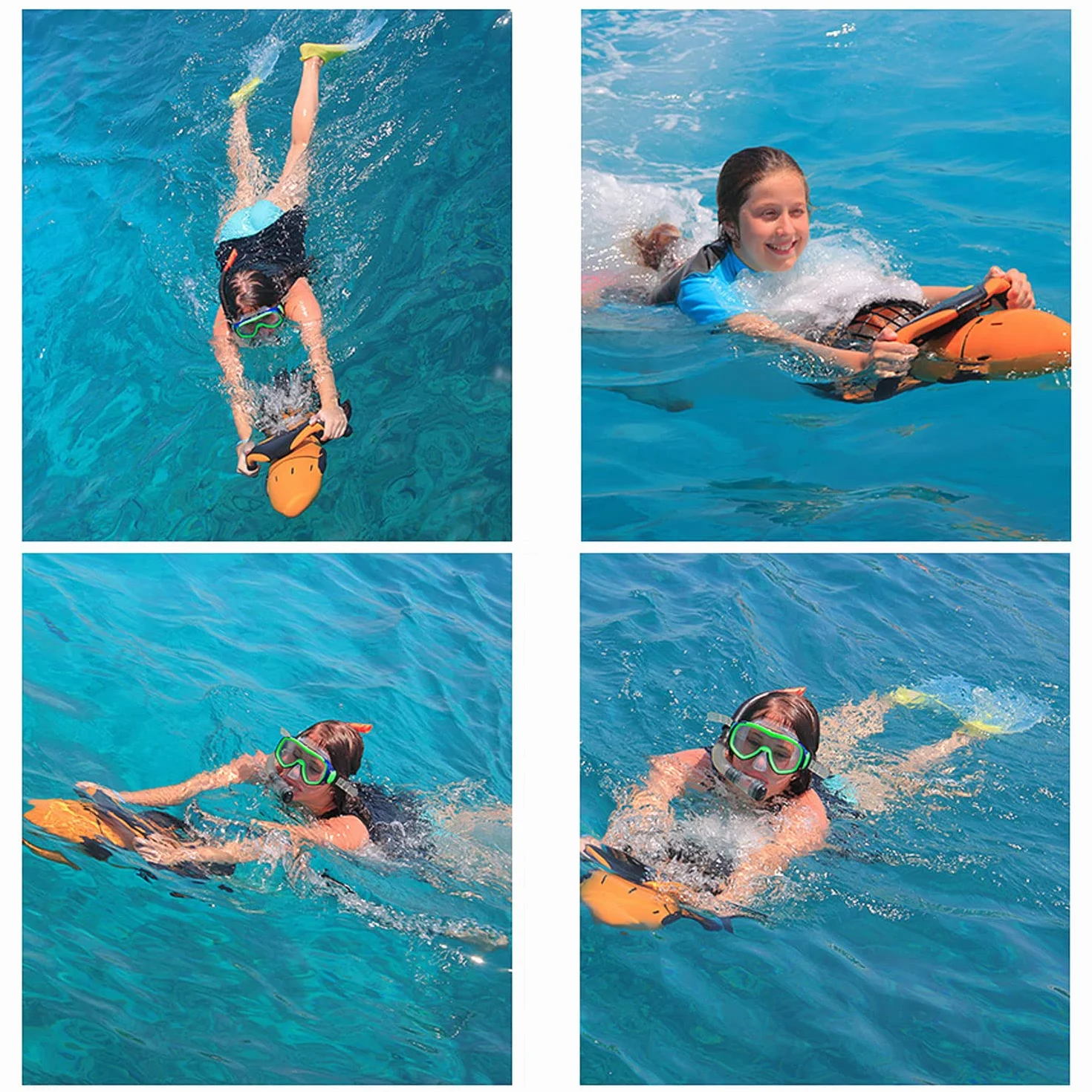 Scooter subacqueo elettrico 300 W per nuoto, immersioni e snorkeling