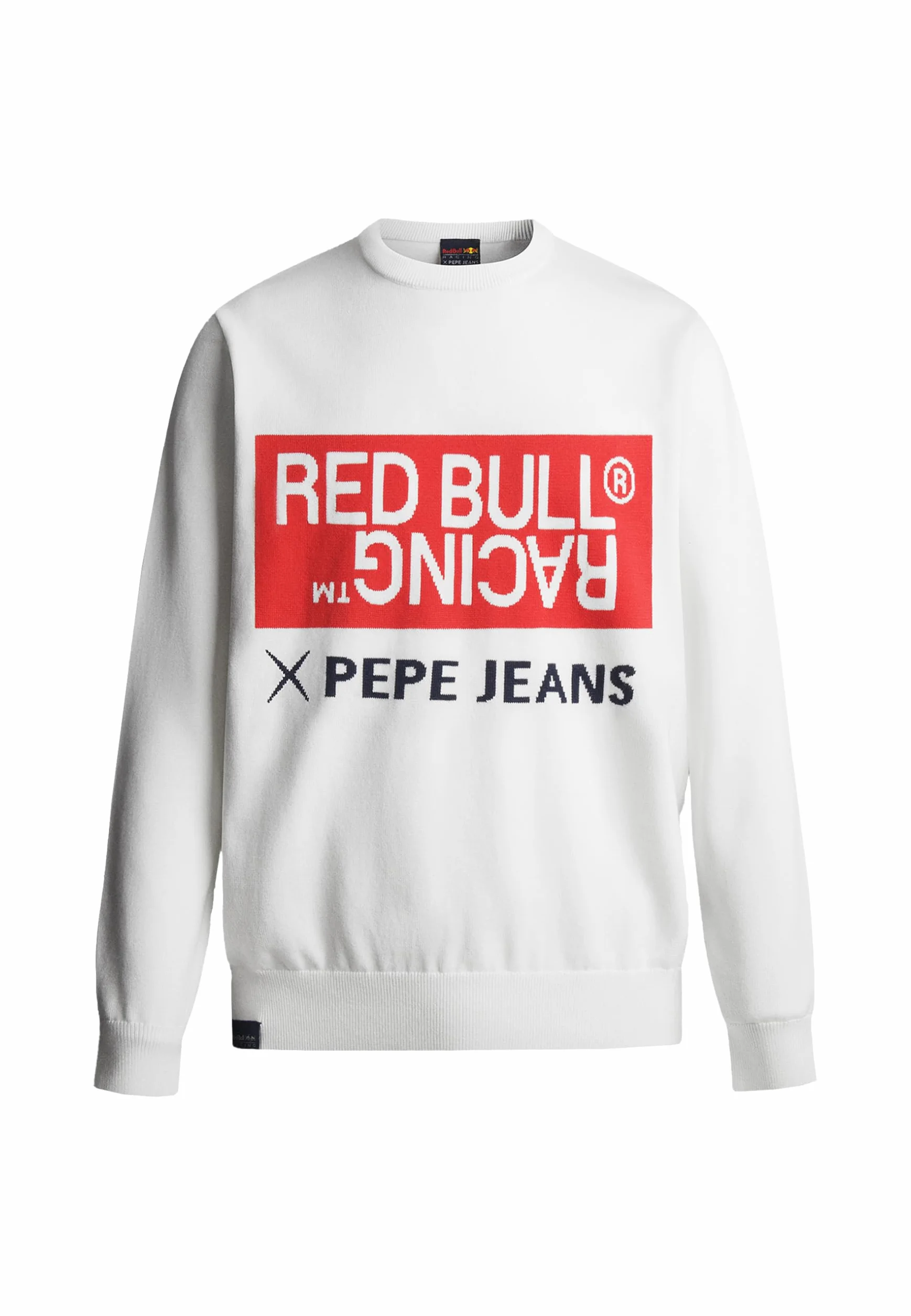 Pepe Jeans Intarsia Logo Knit Crew Neck Maglieria Uomo