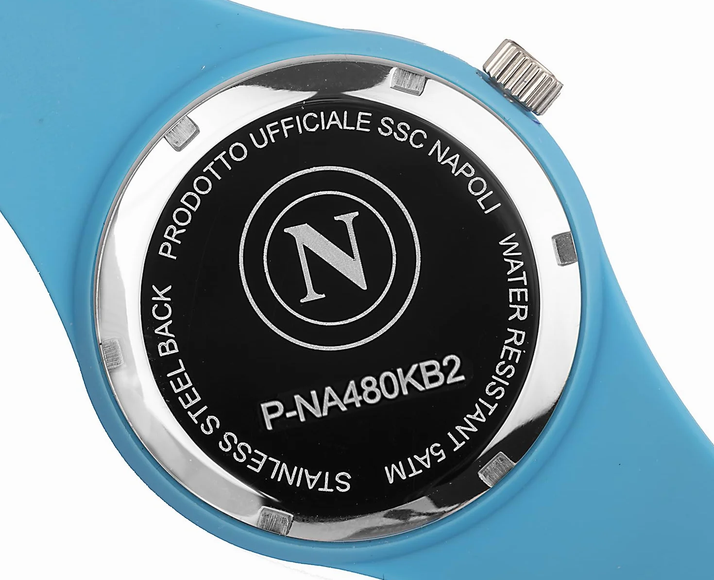 Orologio SSC Napoli Official Silicone Azzurro 34mm