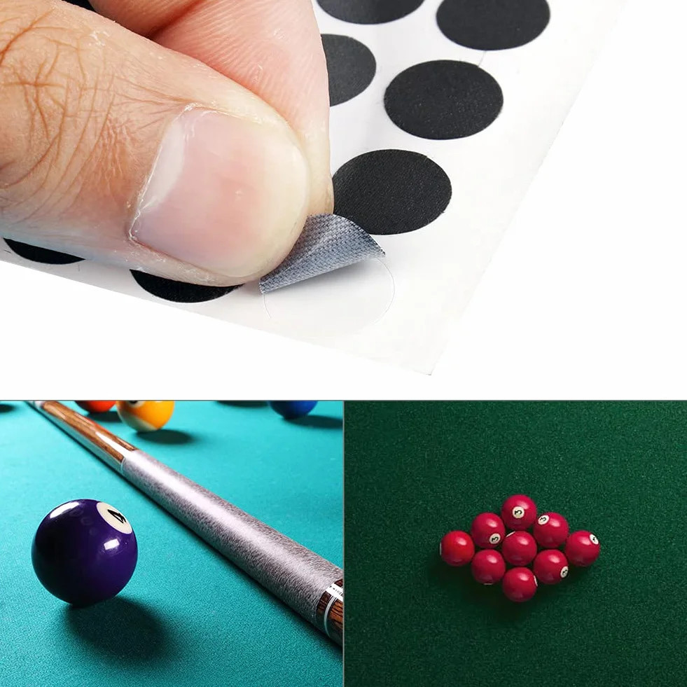 Palle Adesive per Biliardo 10mm - Accessori Snooker Inglese e Pool Table - Sfere Adesive per Tavolo da Biliardo Professionale