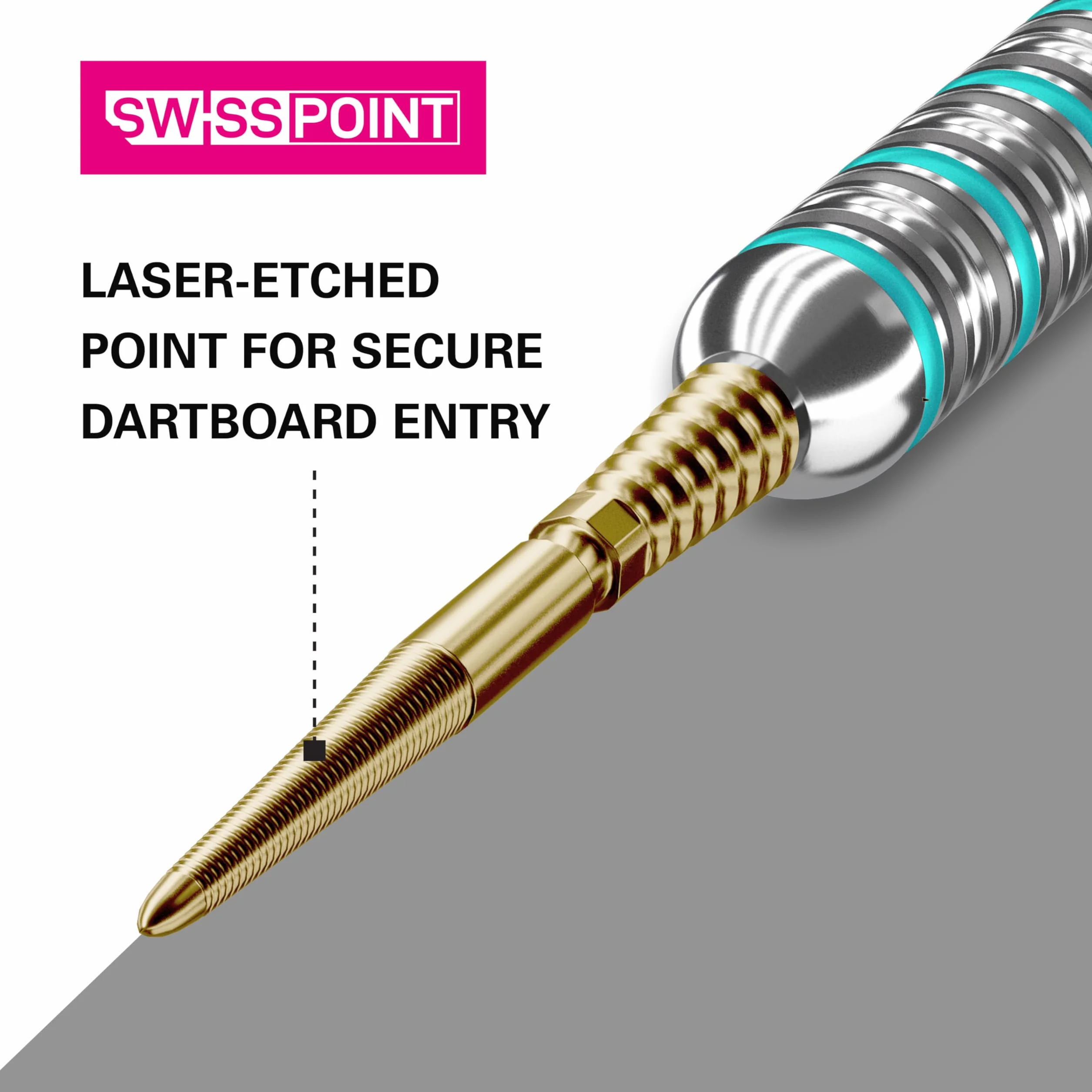 Target Darts Swiss Point Storm Dart Points LNC Set di 3 Punte 26MM 30MM 35MM Gold Silver Black