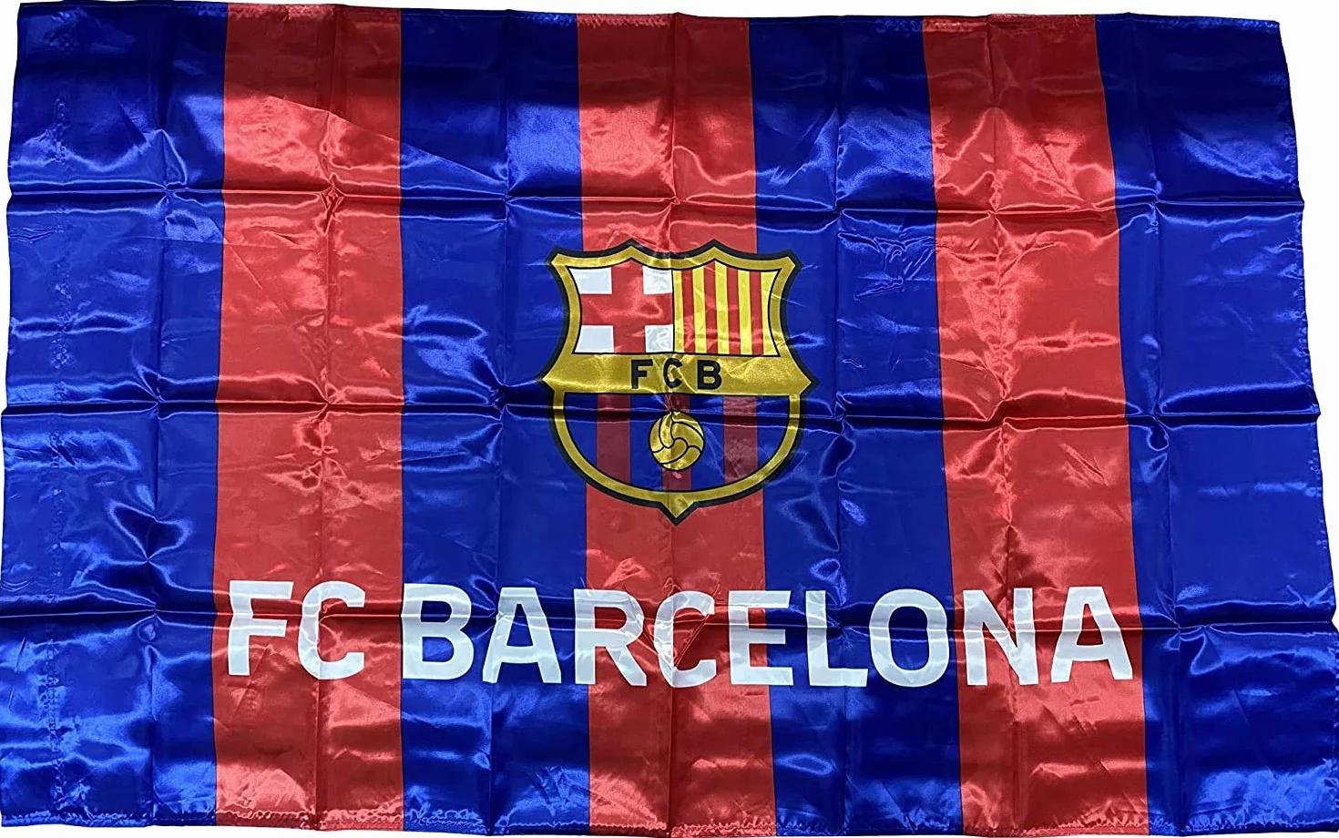 Bandiera verticale FC Barcelona Licenza Ufficiale 100x150 Poliestere