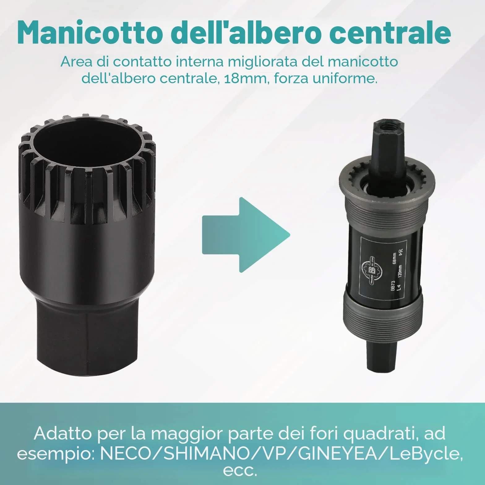 Homord Kit Attrezzi Bici, Chiave a Frusta e Pacco Pignoni, Rimozione Catena Freewheel