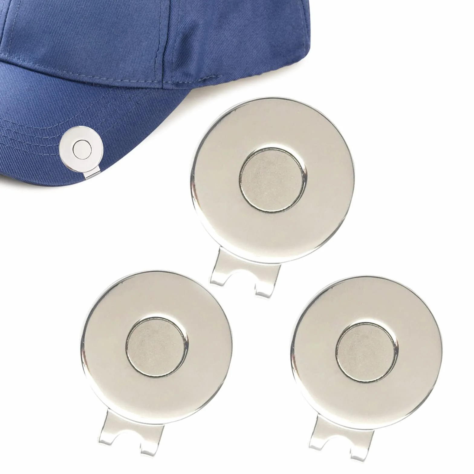 Marcatori per Palline da Golf Clip per Cappello Magnetica Forte Magnete