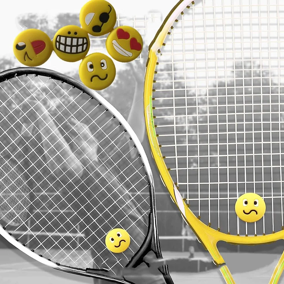 Tokaneit Ammortizzatore per Racchetta da Tennis in Silicone 5 Pezzi