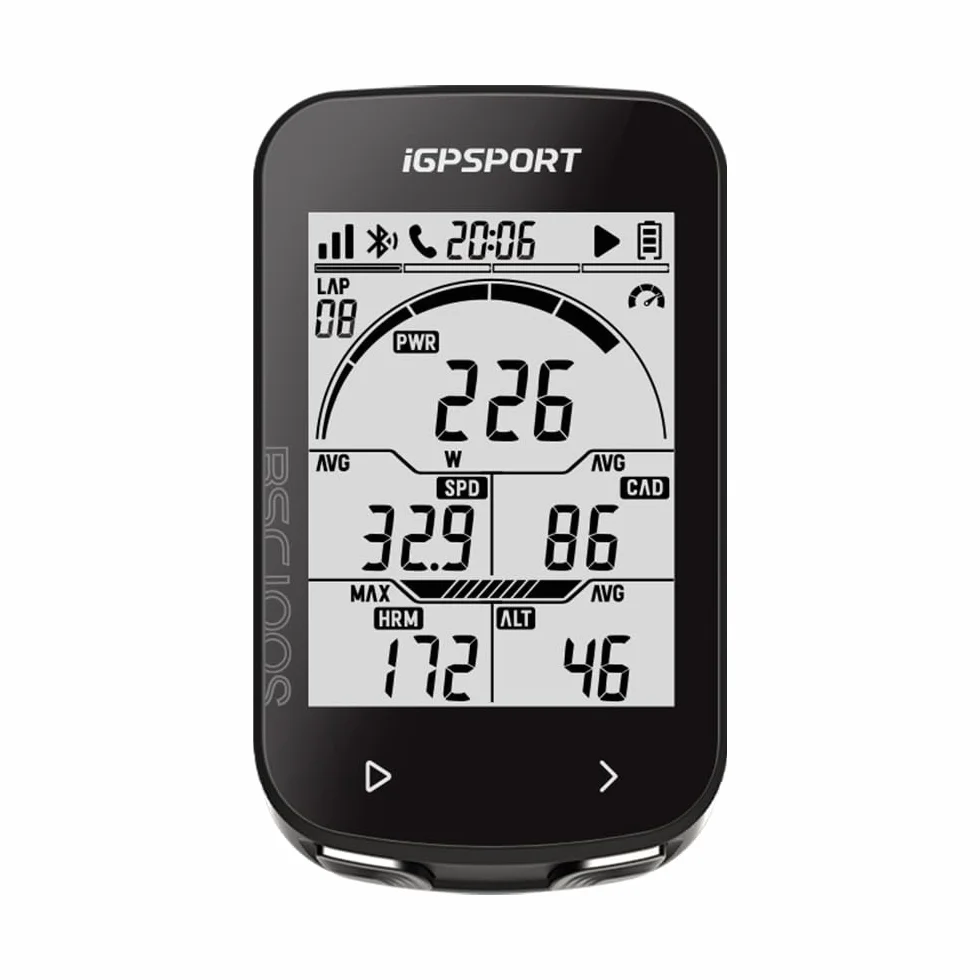 iGPSPORT BSC100S Ciclocomputer GPS Compatibile Contachilometri Bici Senza Fili Display 2,6" Tachimetro Retroilluminazione Automatica Impermeabile Bluetooth 5.0 ANT+