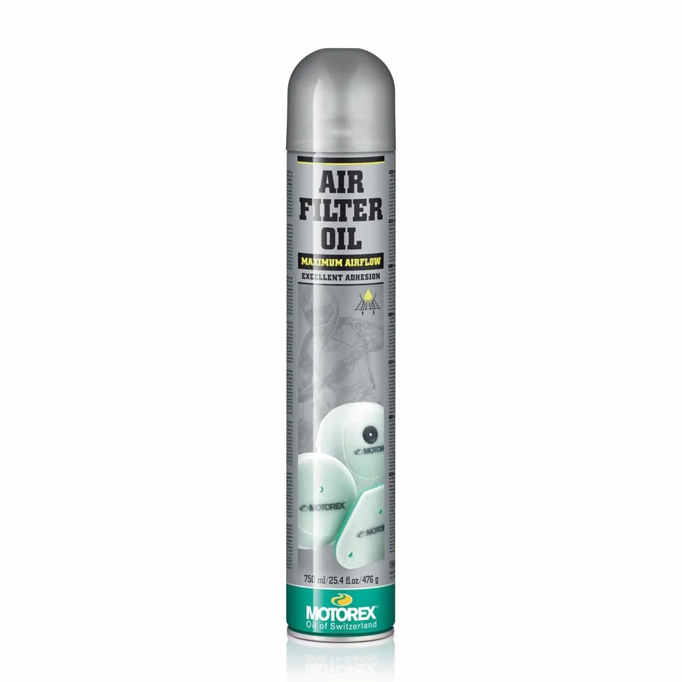 Motorex Air Filter Oilo Spray Per Pulizia Filtri Aria Moto Scooter e Quad 750ML