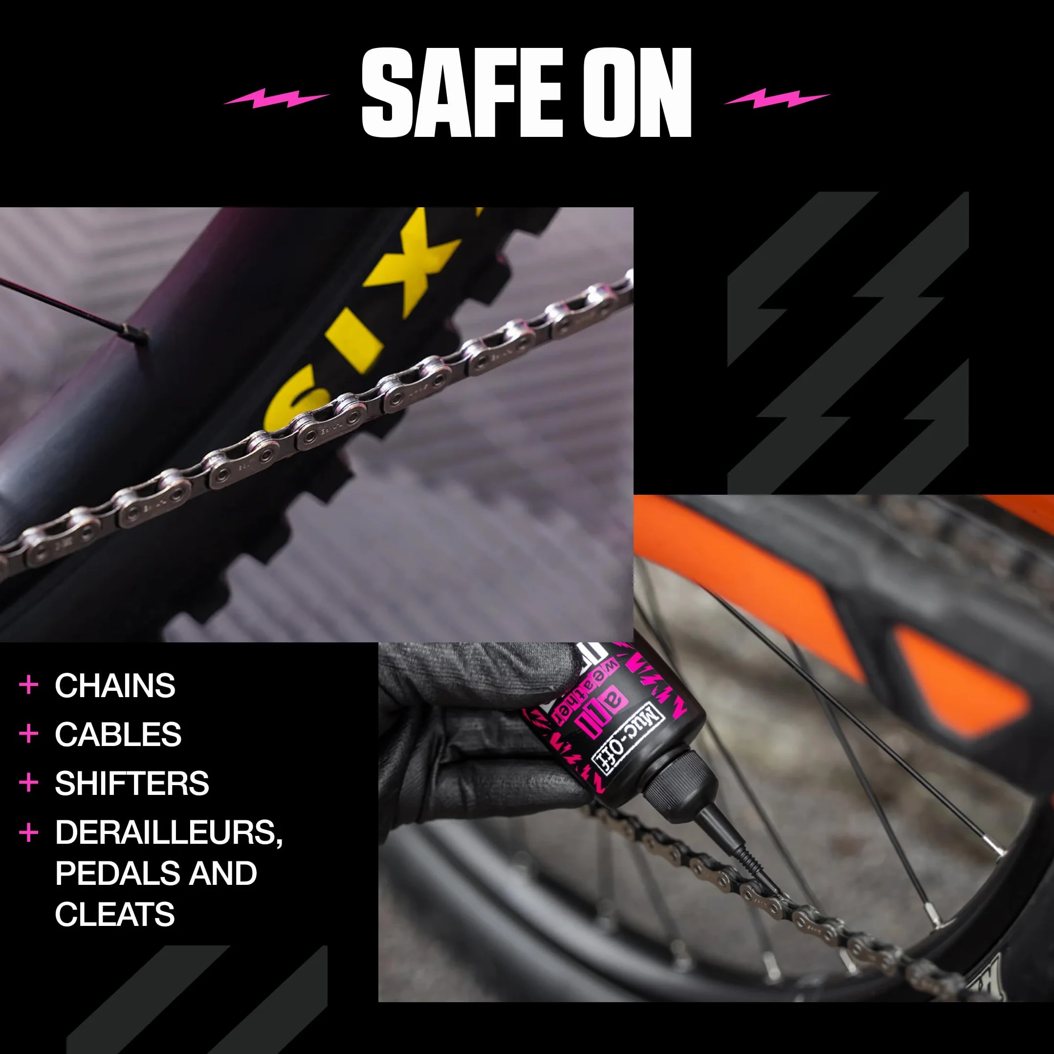 Muc-Off All-Weather Chain Lube 120 ml - Lubrificante Catena Bici Biodegradabile