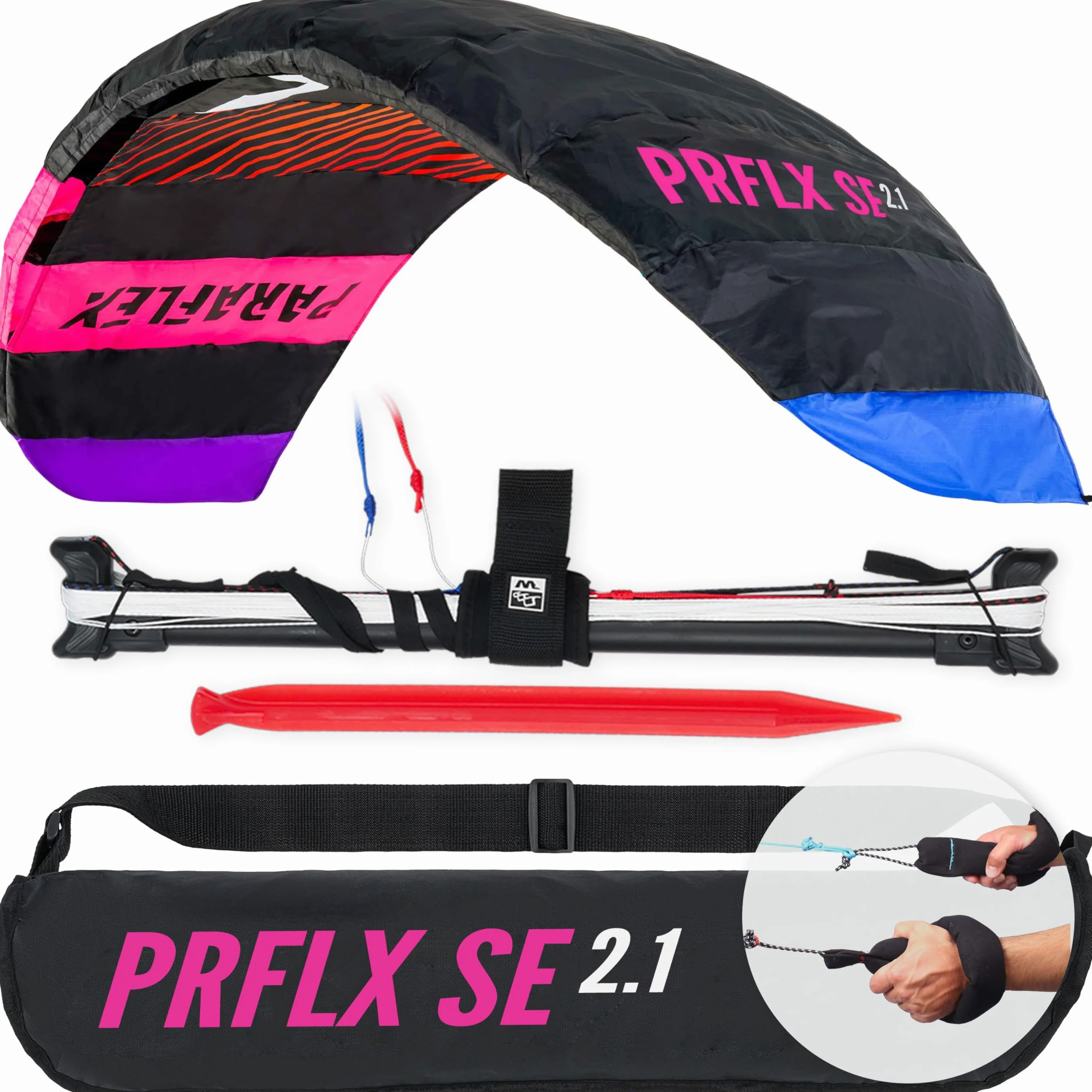 Wolkenstürmer Paraflex Basic 2.1 SE tappeto volante kite 2 linee per principianti
