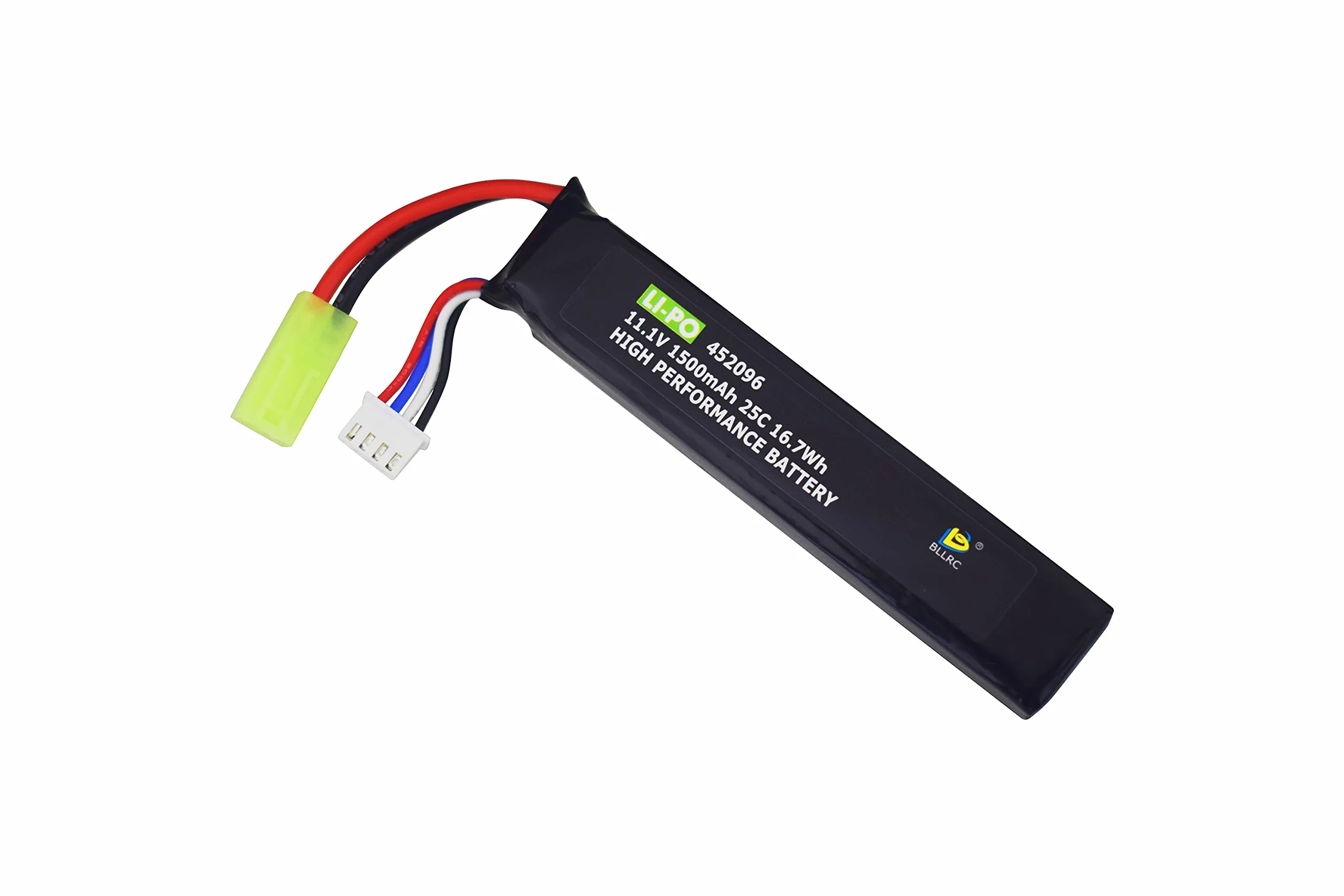 Batteria 11.1V 1500mAh 25C 2PZ 3S per Airsoft G36C M4A1-RIS M4A1 CAR15 MP5A5 M249