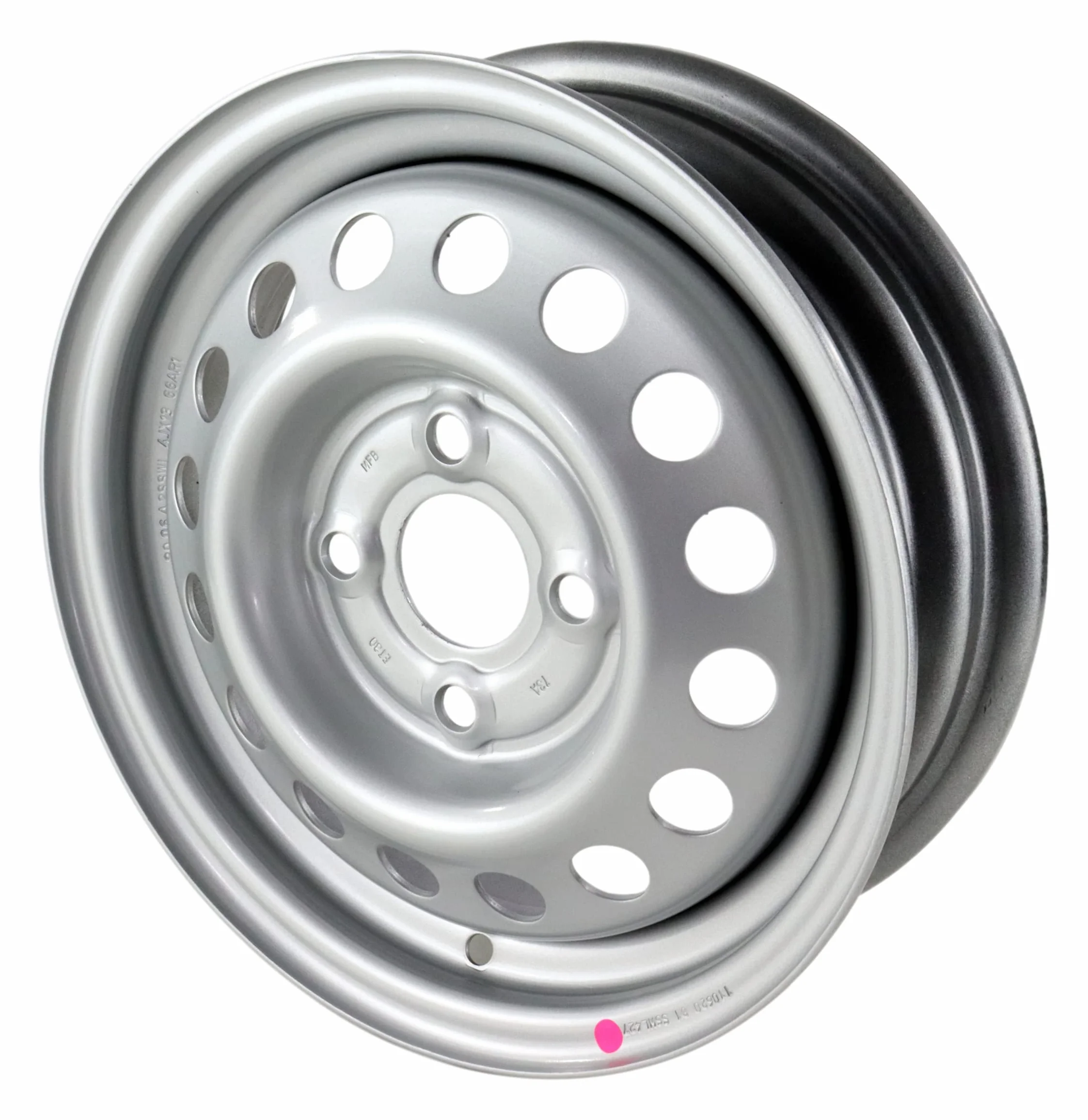P4U - Cerchio per rimorchio in acciaio, 4 J x 13, 100 x 4 ET30, 500 kg, portata ML 57, roulotte (singolo)