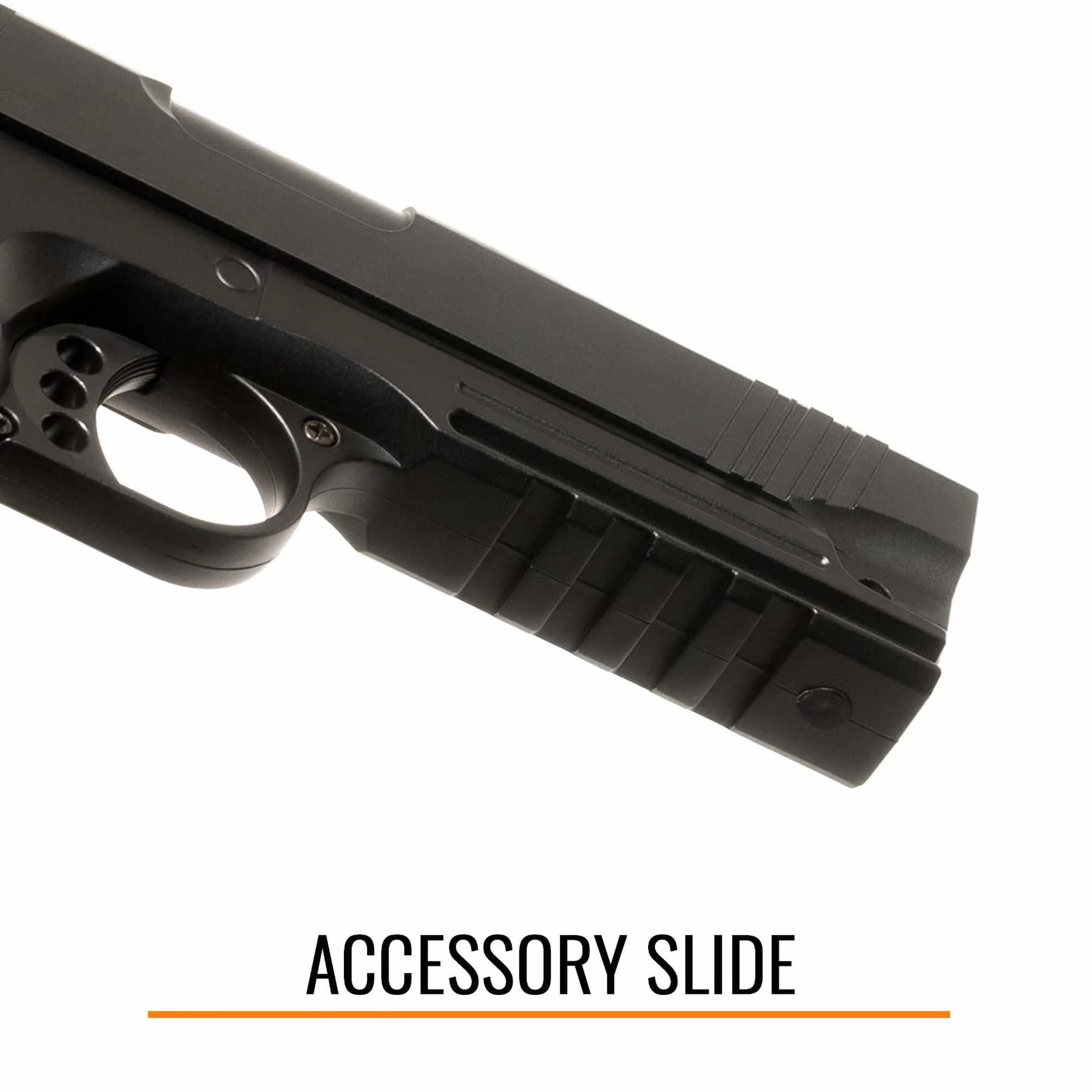 Pistola Softair a Molla, Calibro 6 mm, Corpo in Metallo, 0,9 Joule, 1000 Pallini