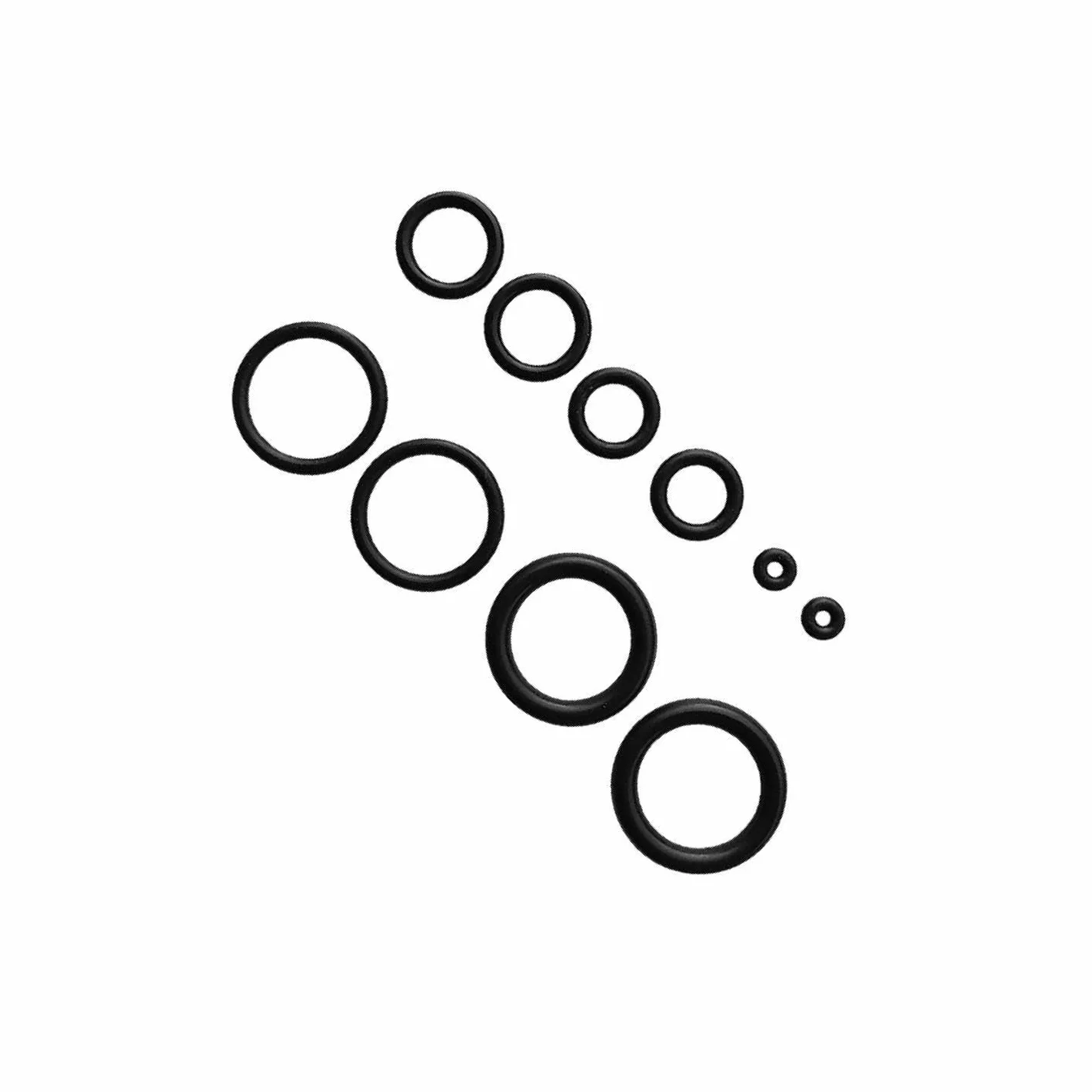 Kit O-Ring Gomma do nurkowania 10 sztuk, zestaw naprawczy, różne rozmiary
