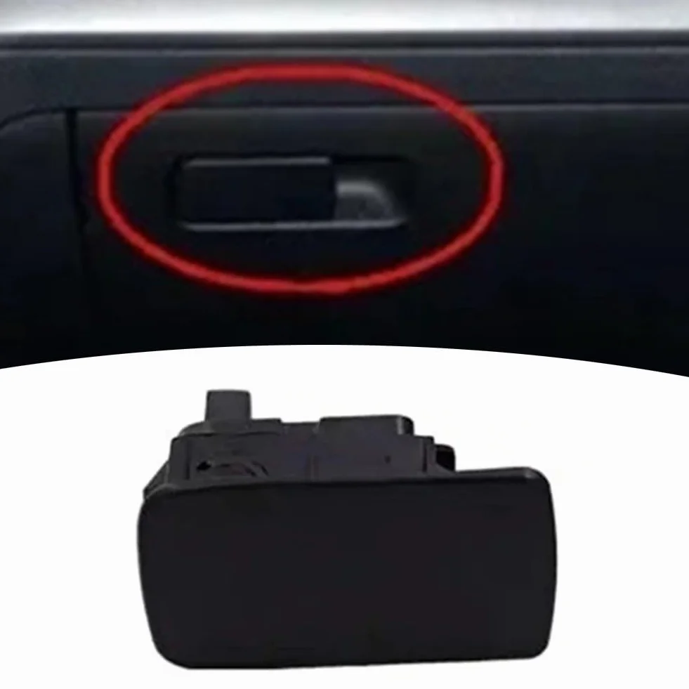 Pratico vano portaoggetti con coperchio destro, maniglia per Golf 5 e MK5 (nero)
